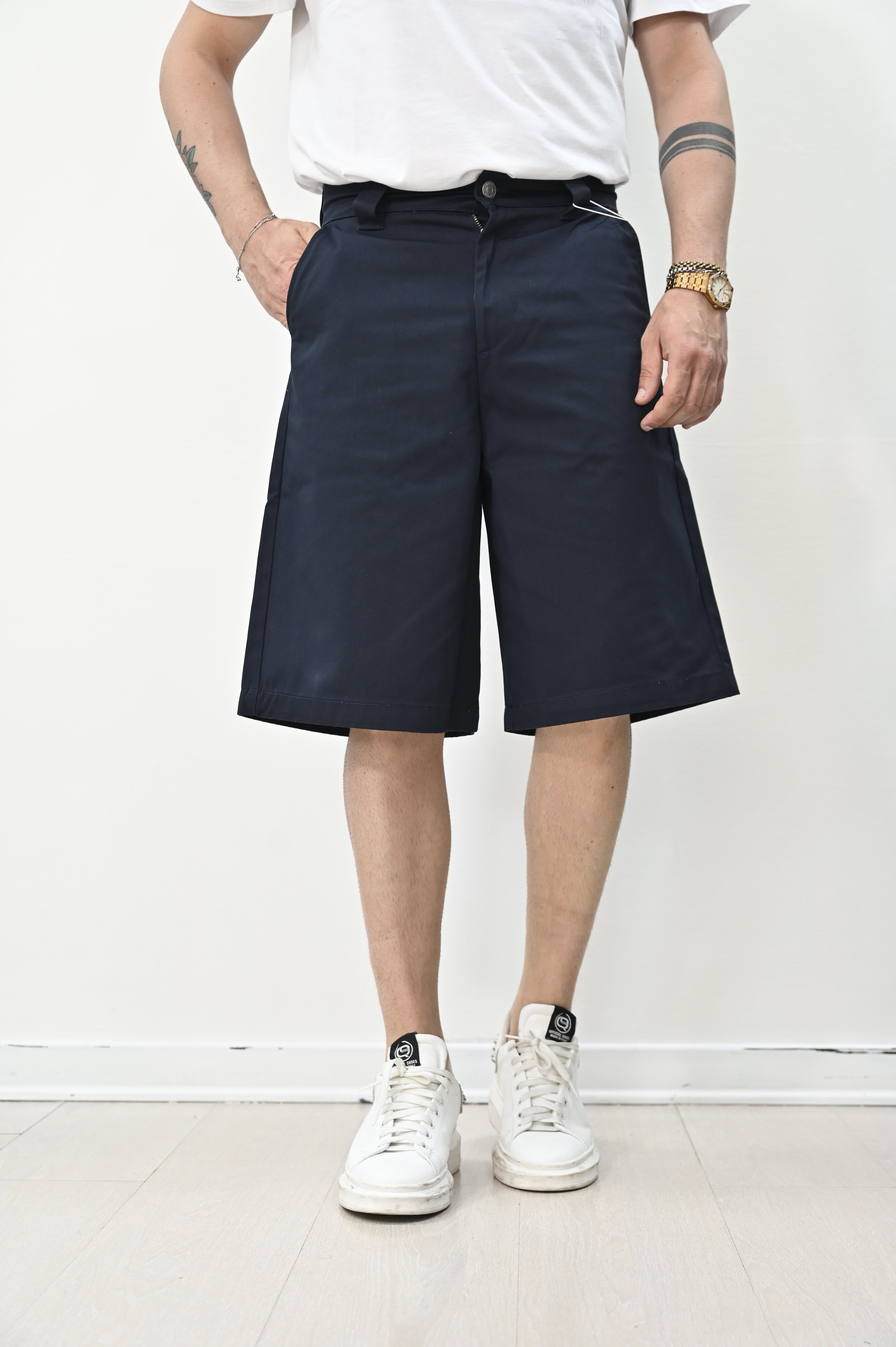 Chino baggy blu