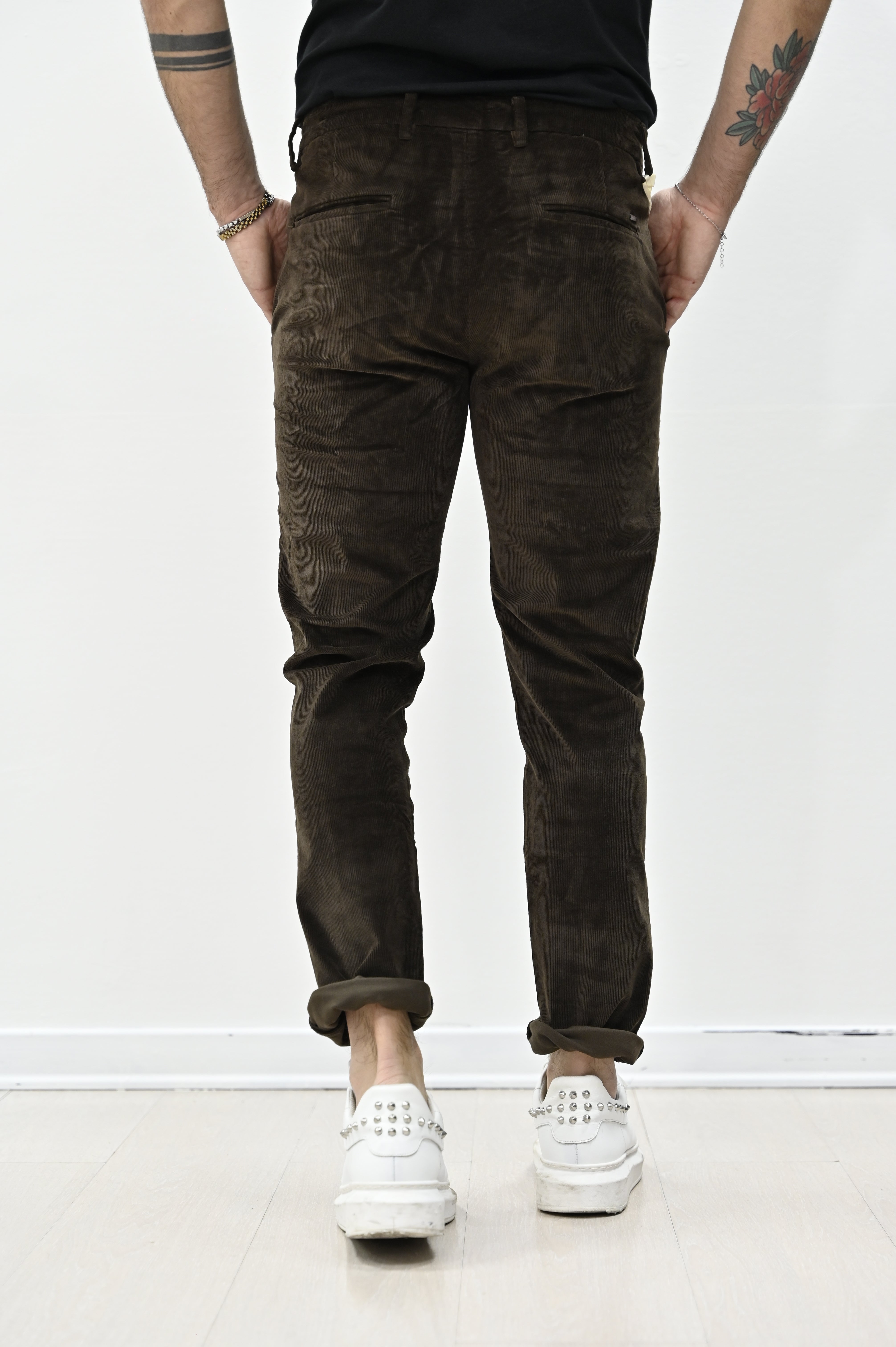 Pantalone velluto moro Gianni Lupo