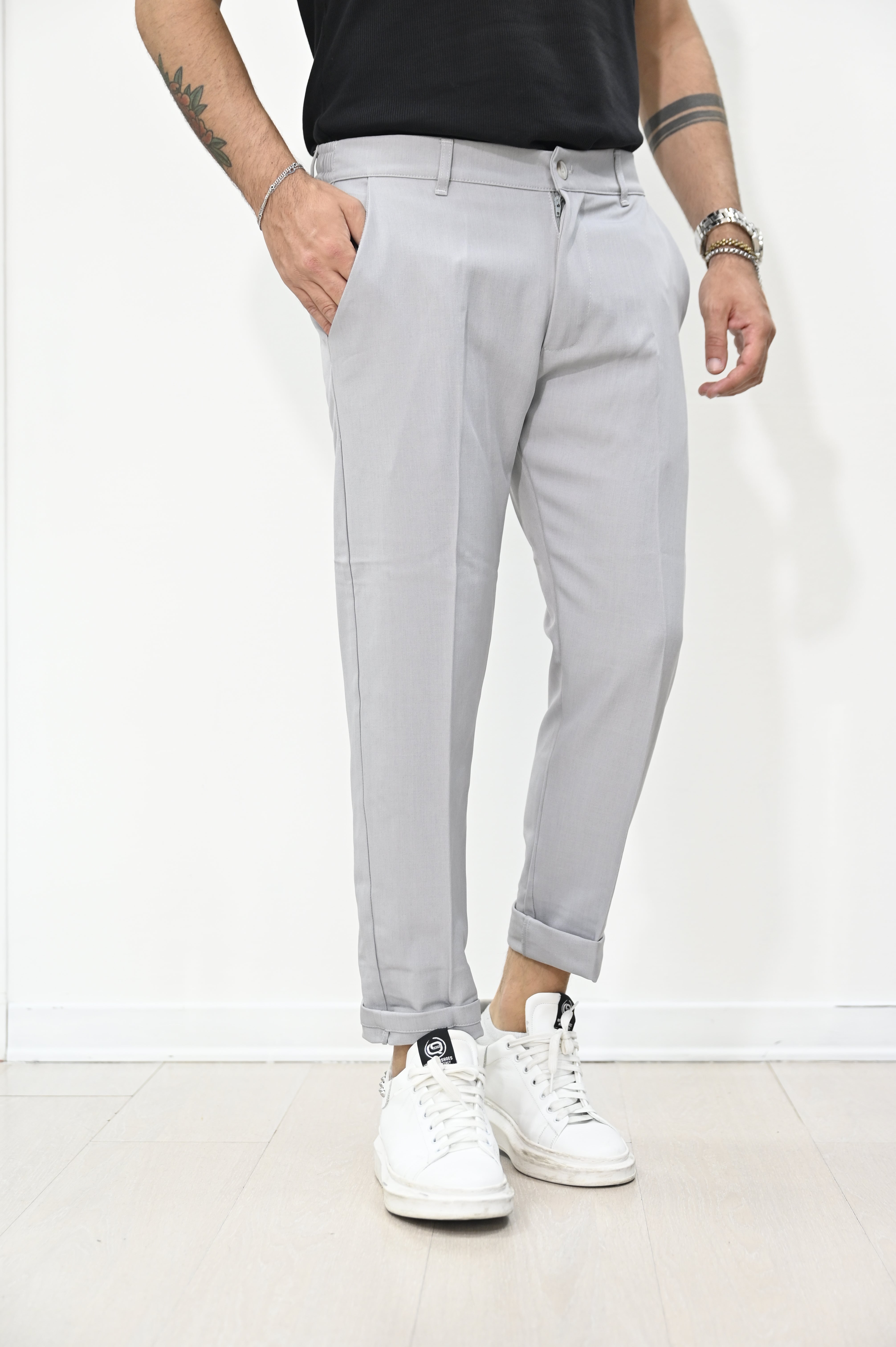 Pantalone venezia grigio