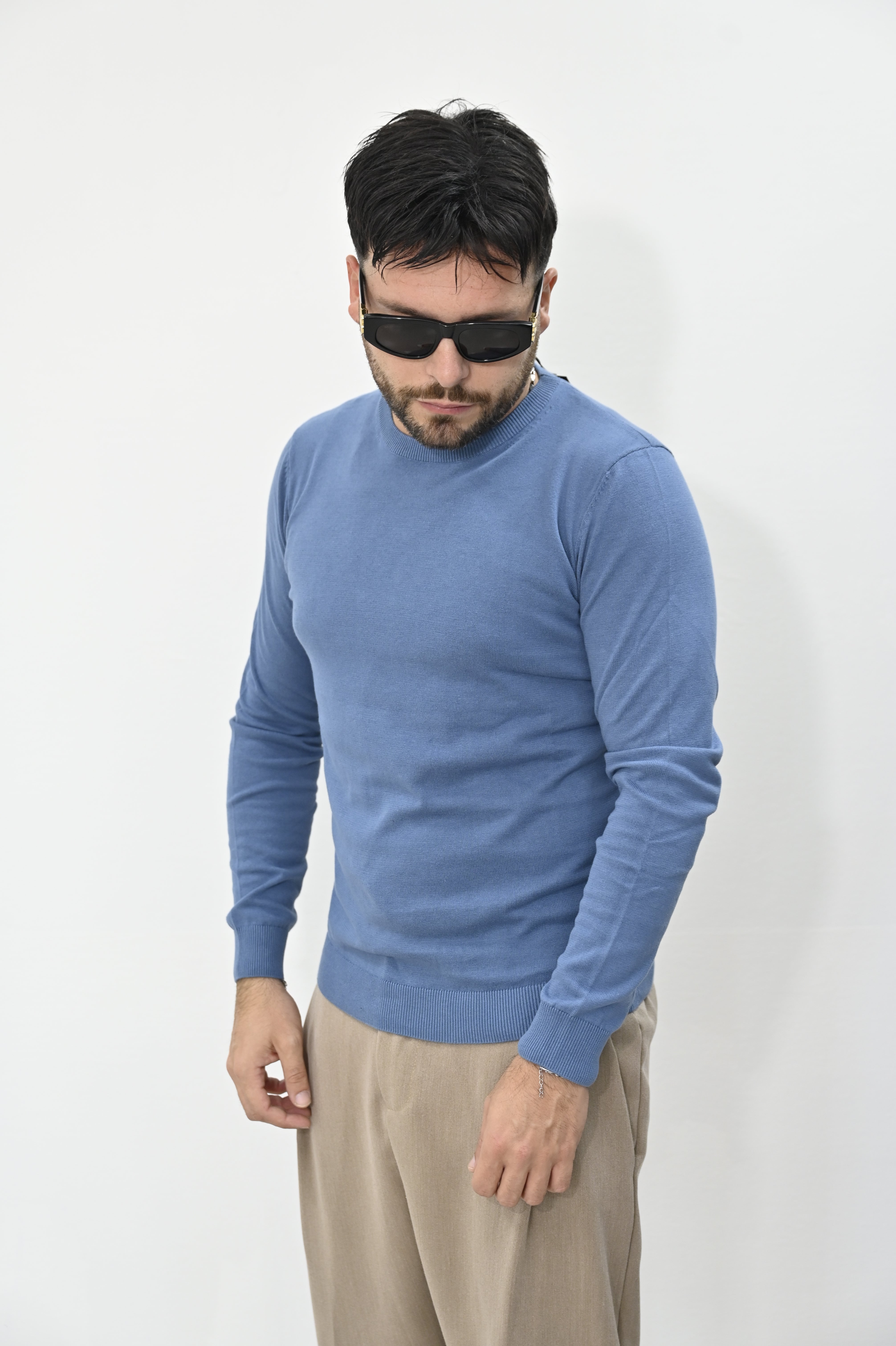 Maglioncino basic sky Tiffosi