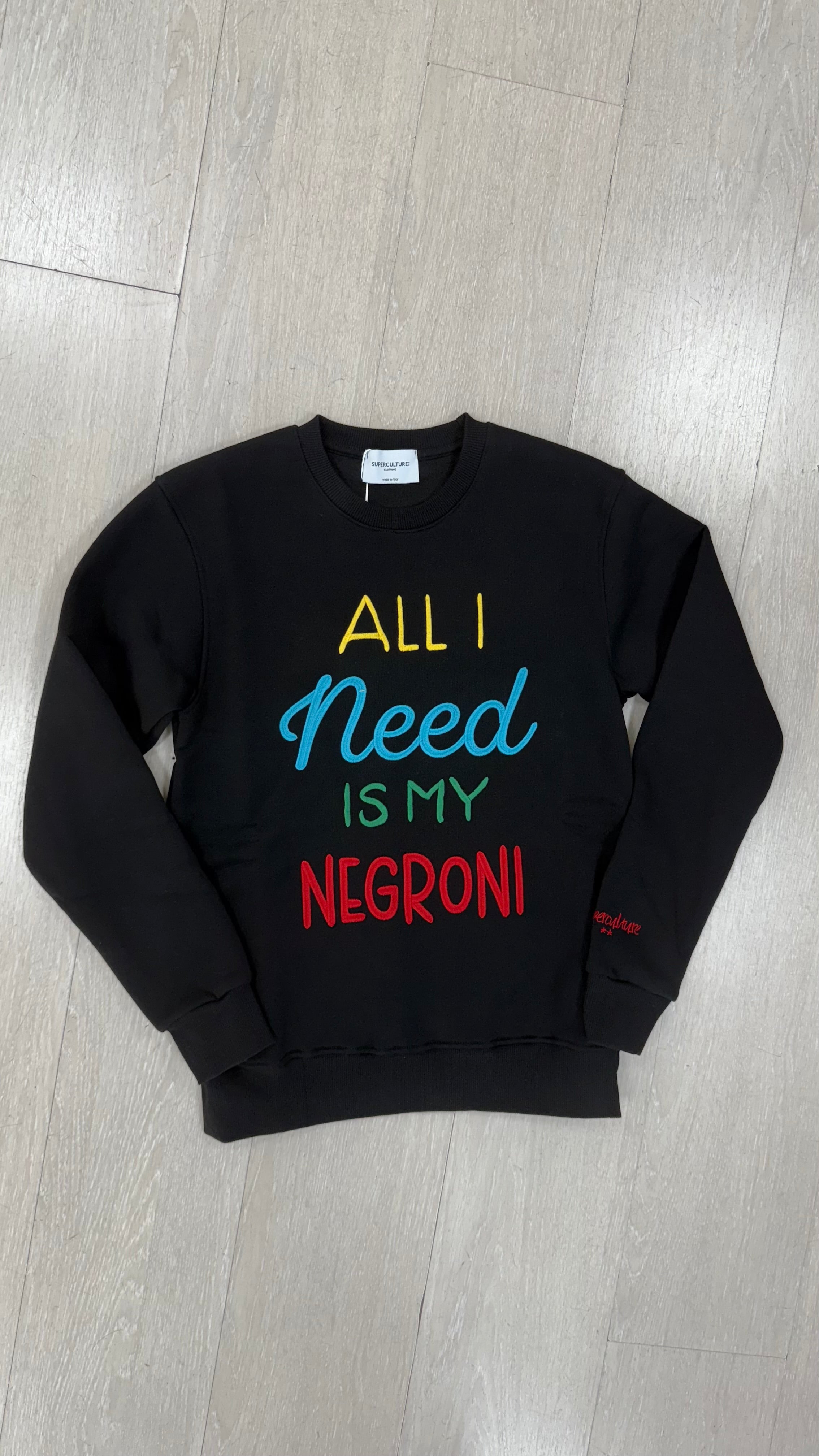 Felpa negroni Superculture