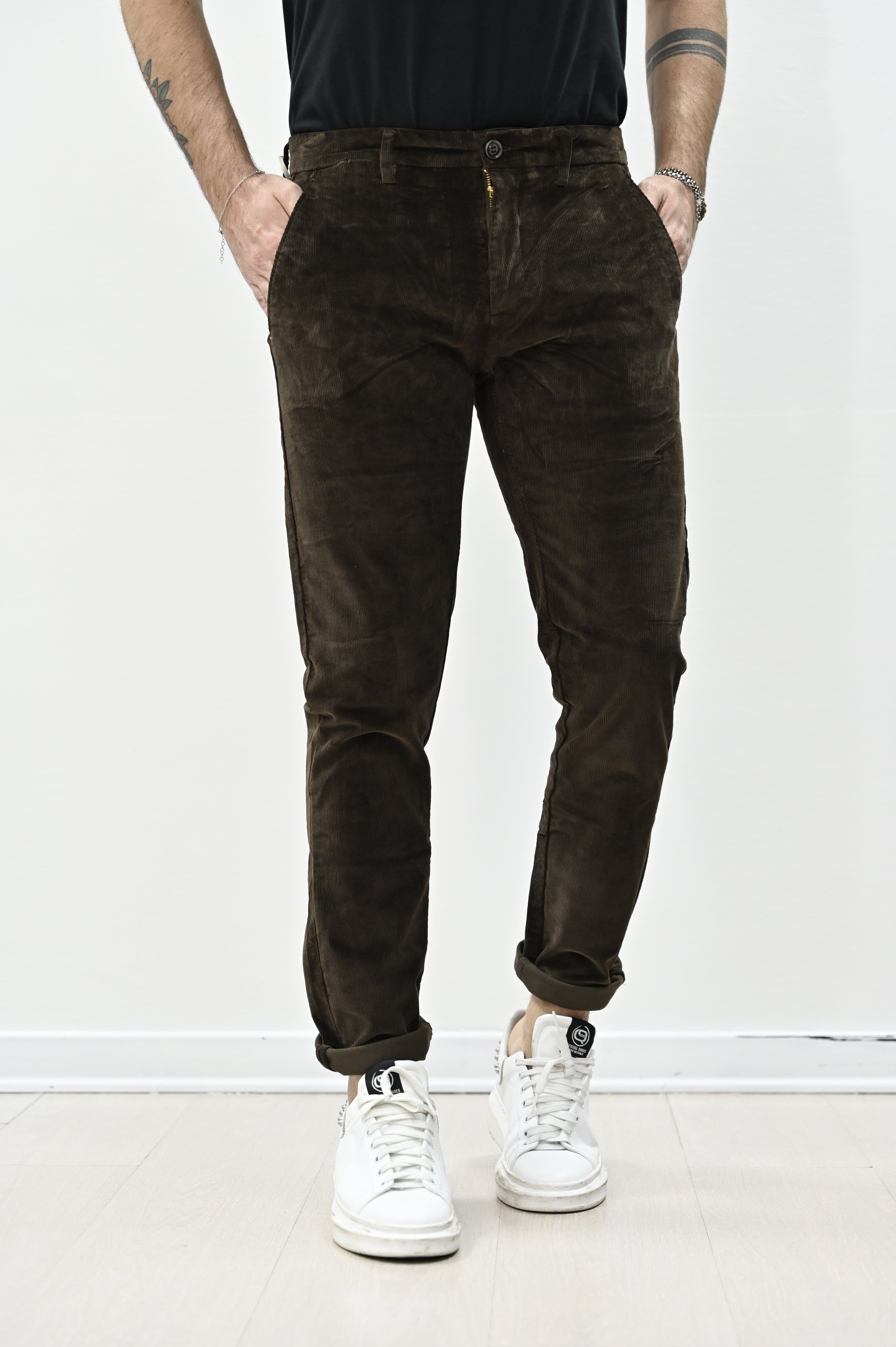 Pantalone velluto moro Gianni Lupo