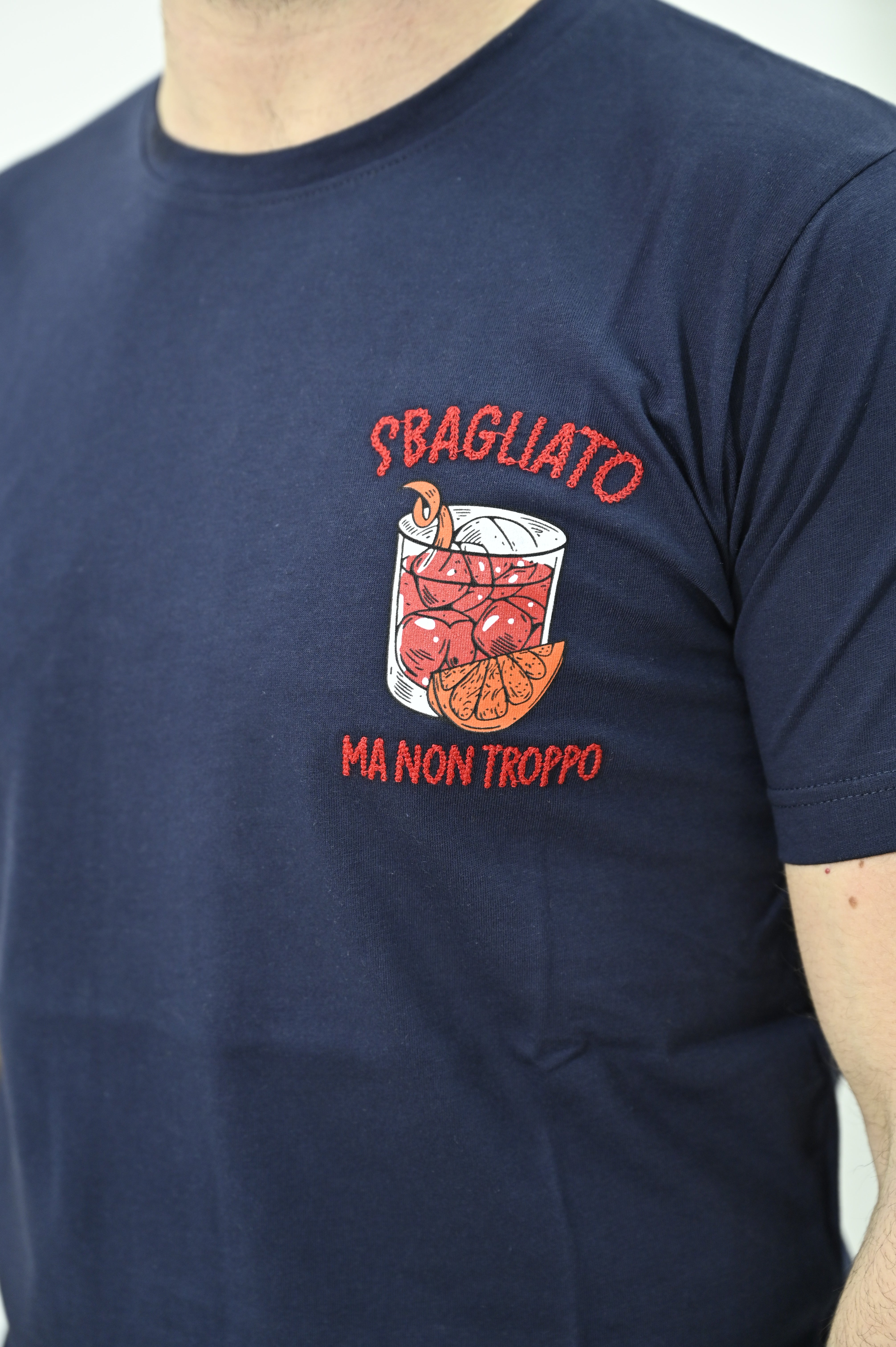 T-shirt Negroni blu Superculture