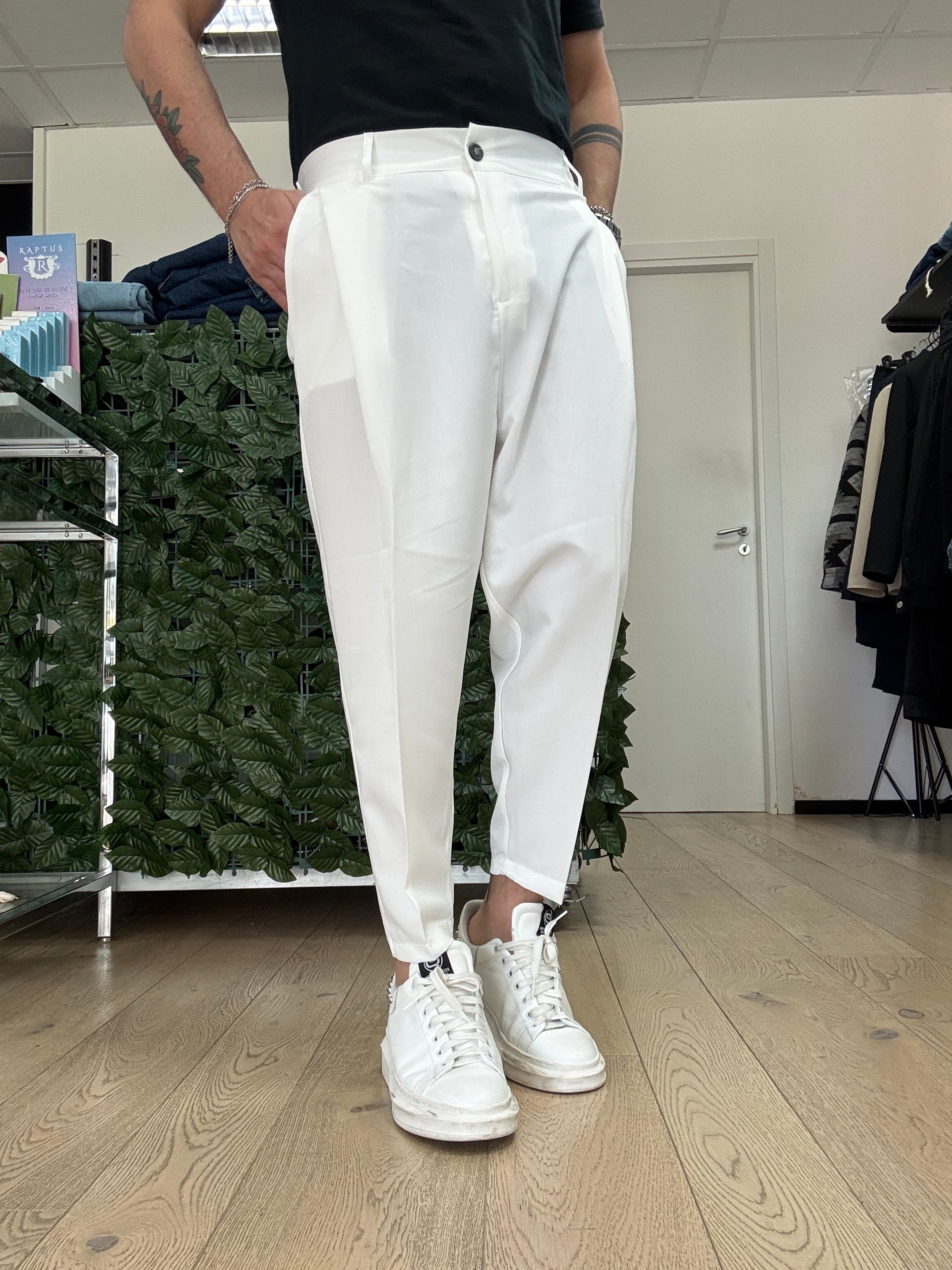 Pantalone art. Kid Bianco NJB