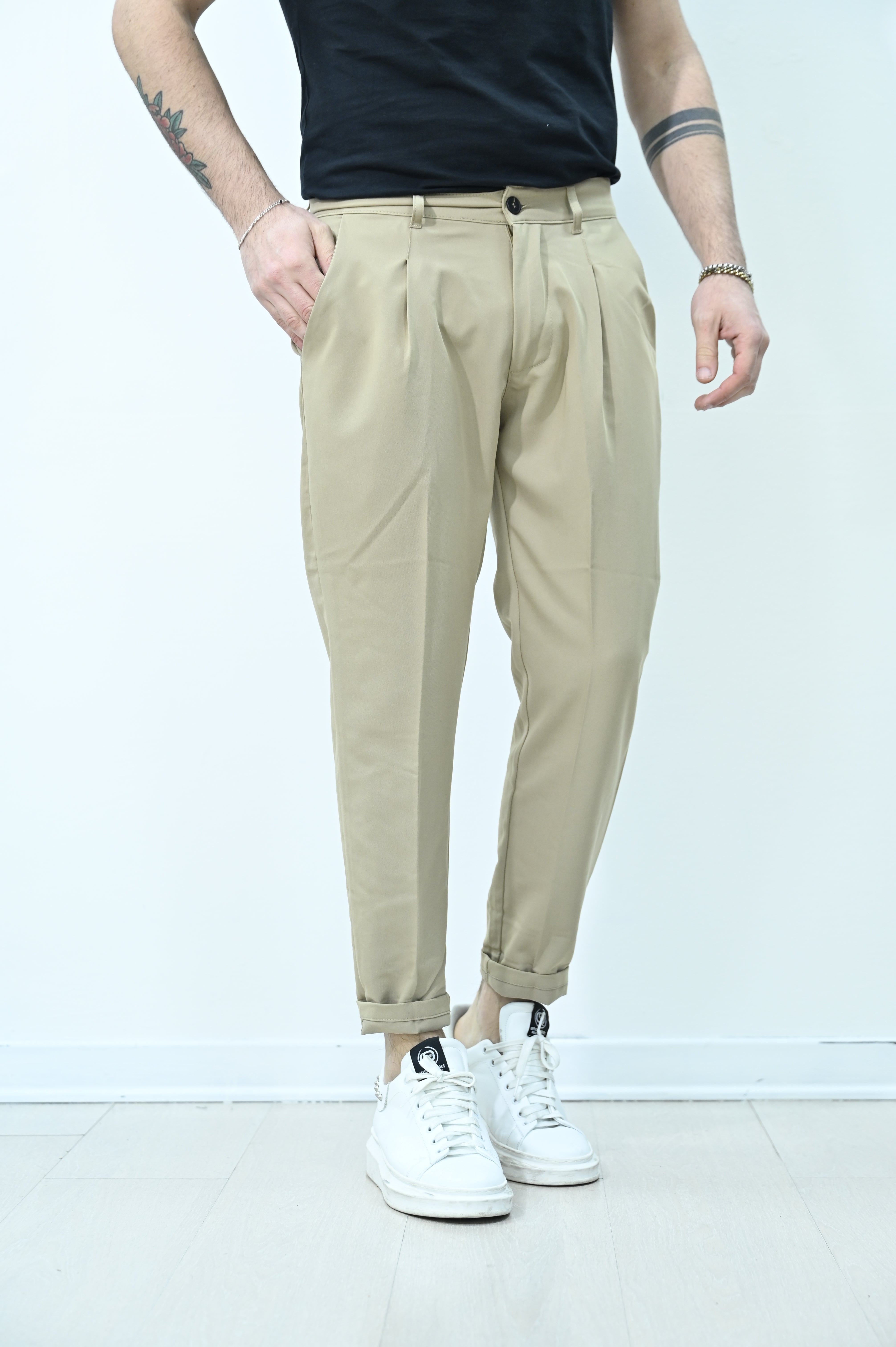 Pantalone atene camel