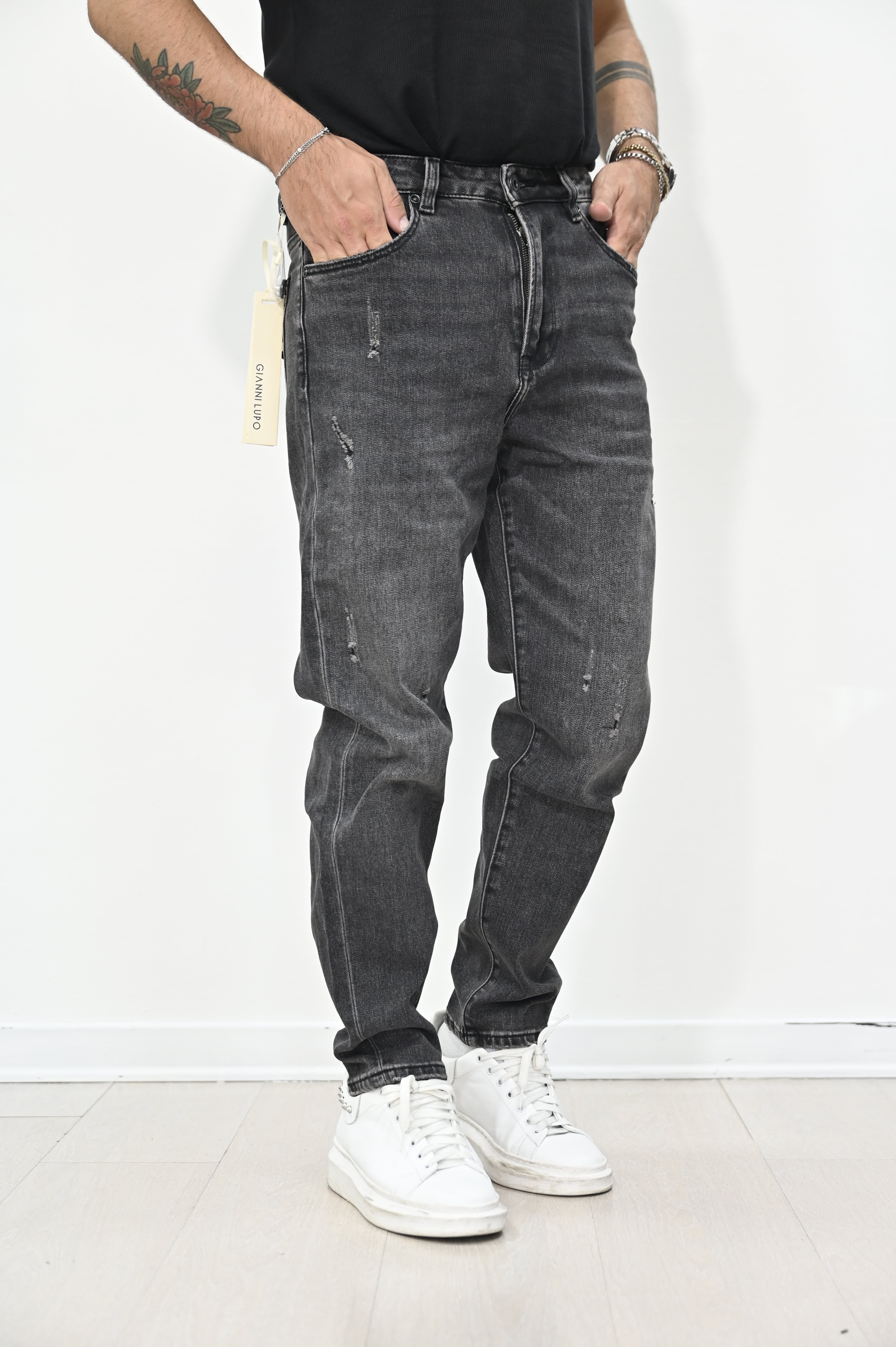 Jeans grigio Gianni Lupo