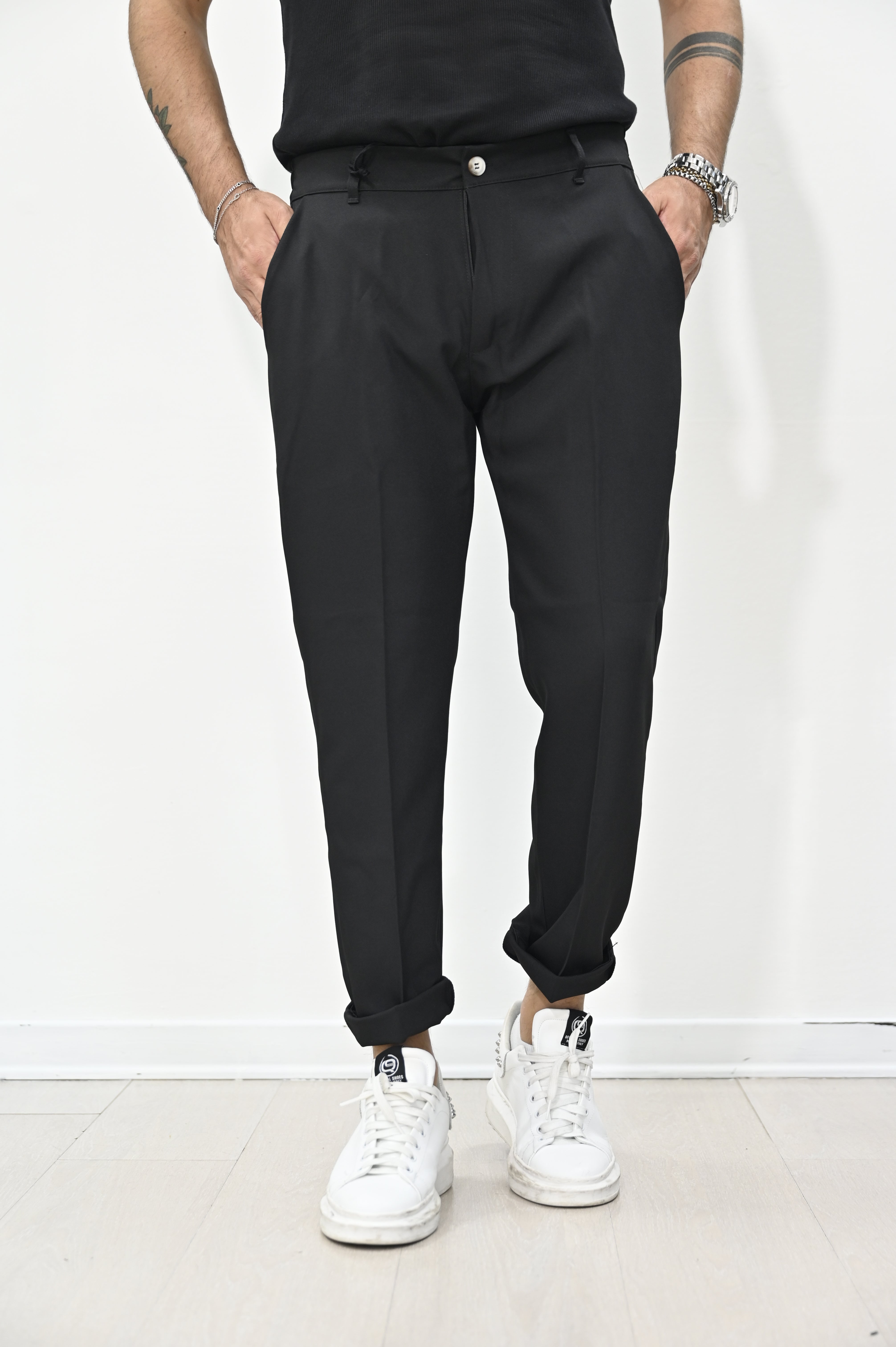 Pantalone venezia nero
