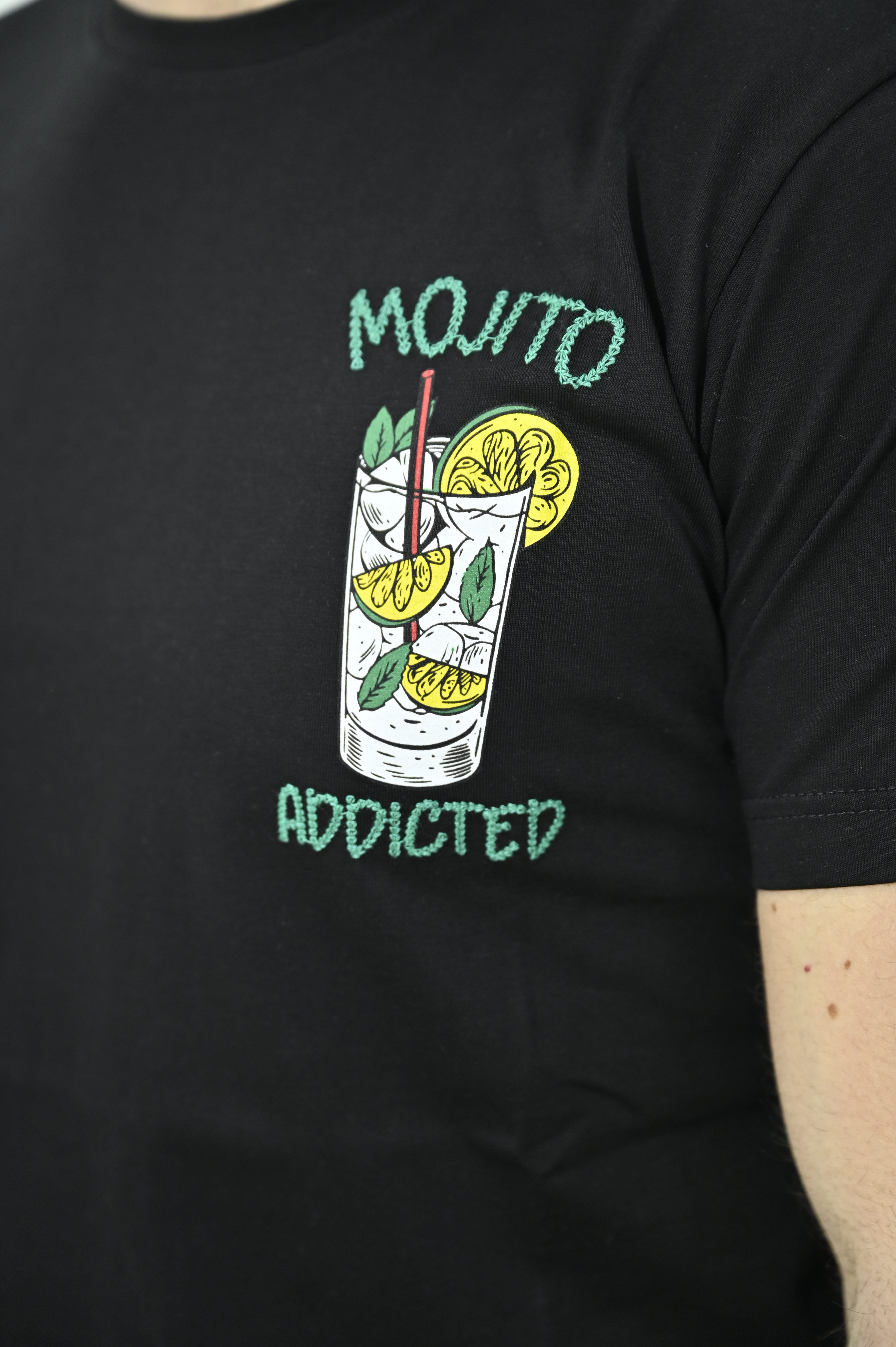 T-shirt Mojito nera Superculture
