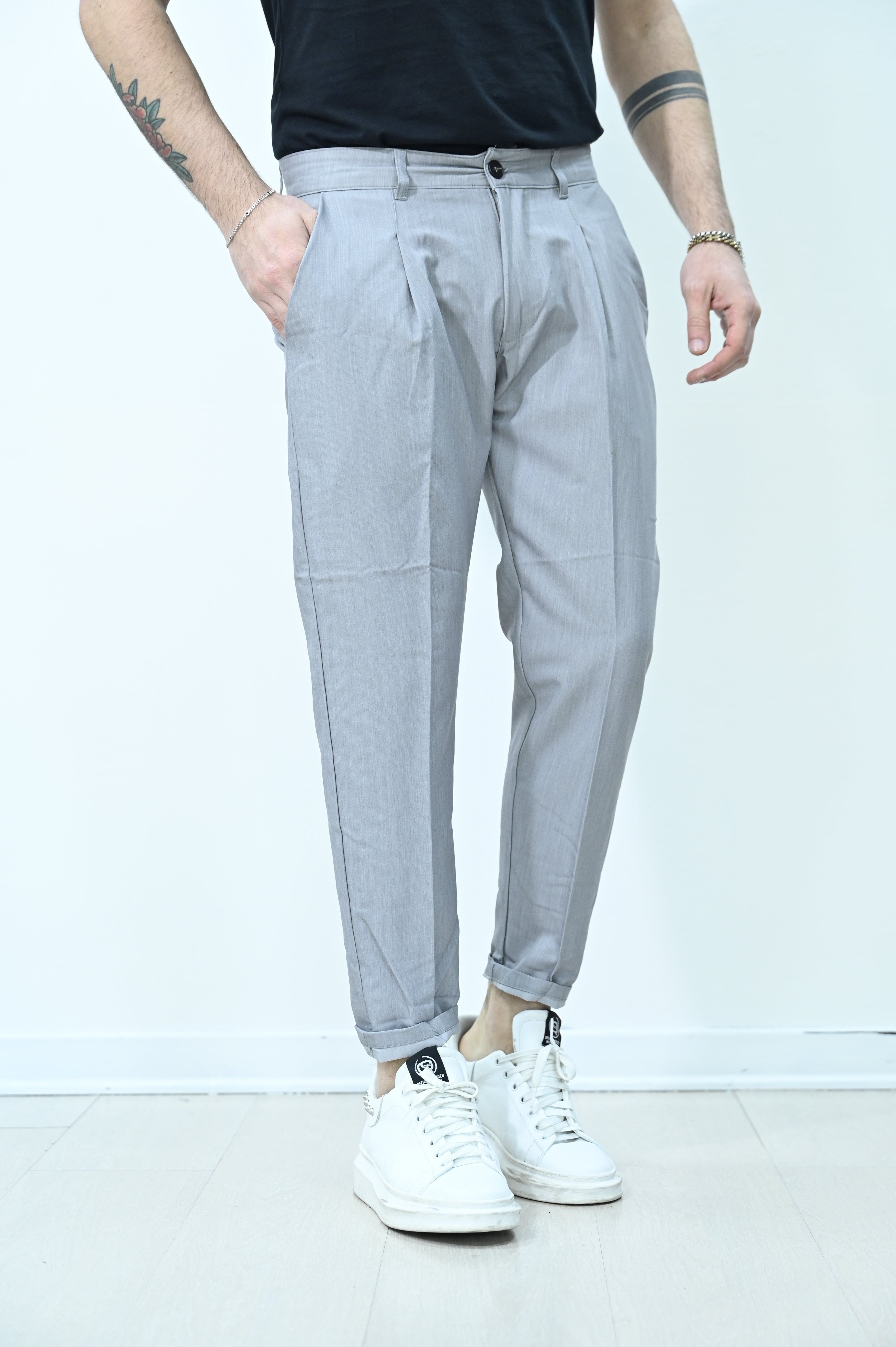 Pantalone atene grigio