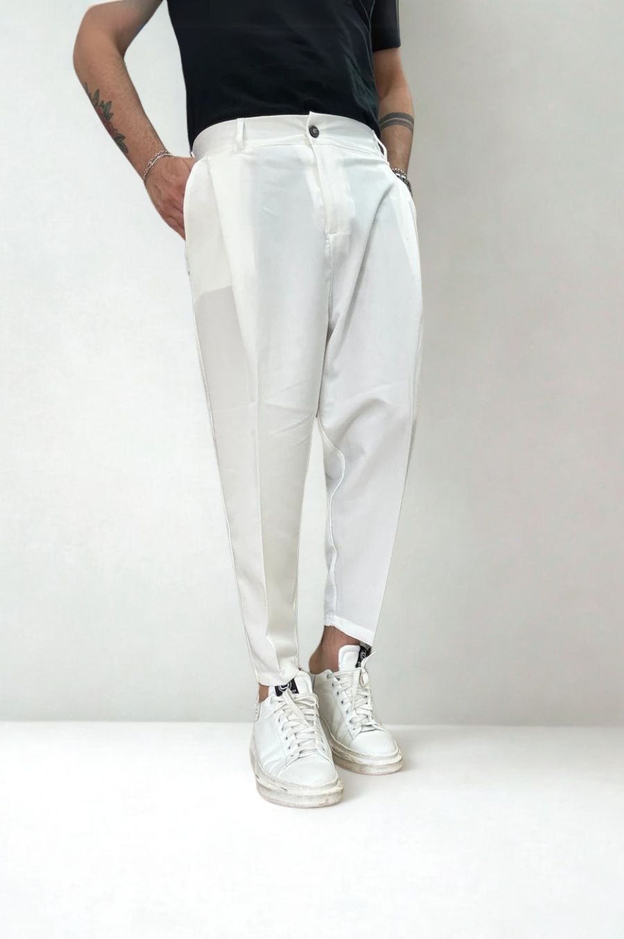 Pantalone art. Kid Bianco NJB