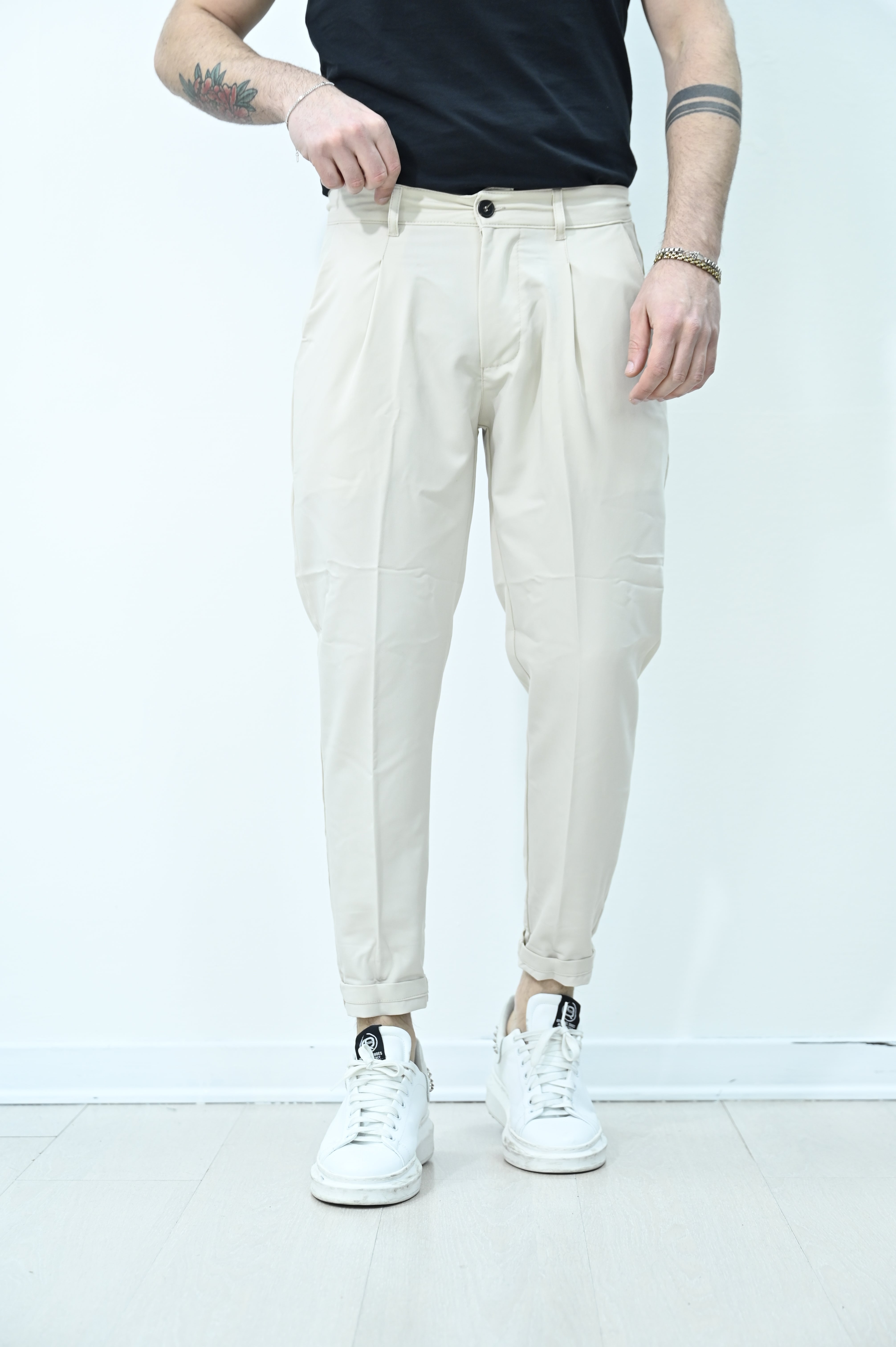 Pantalone atene crema