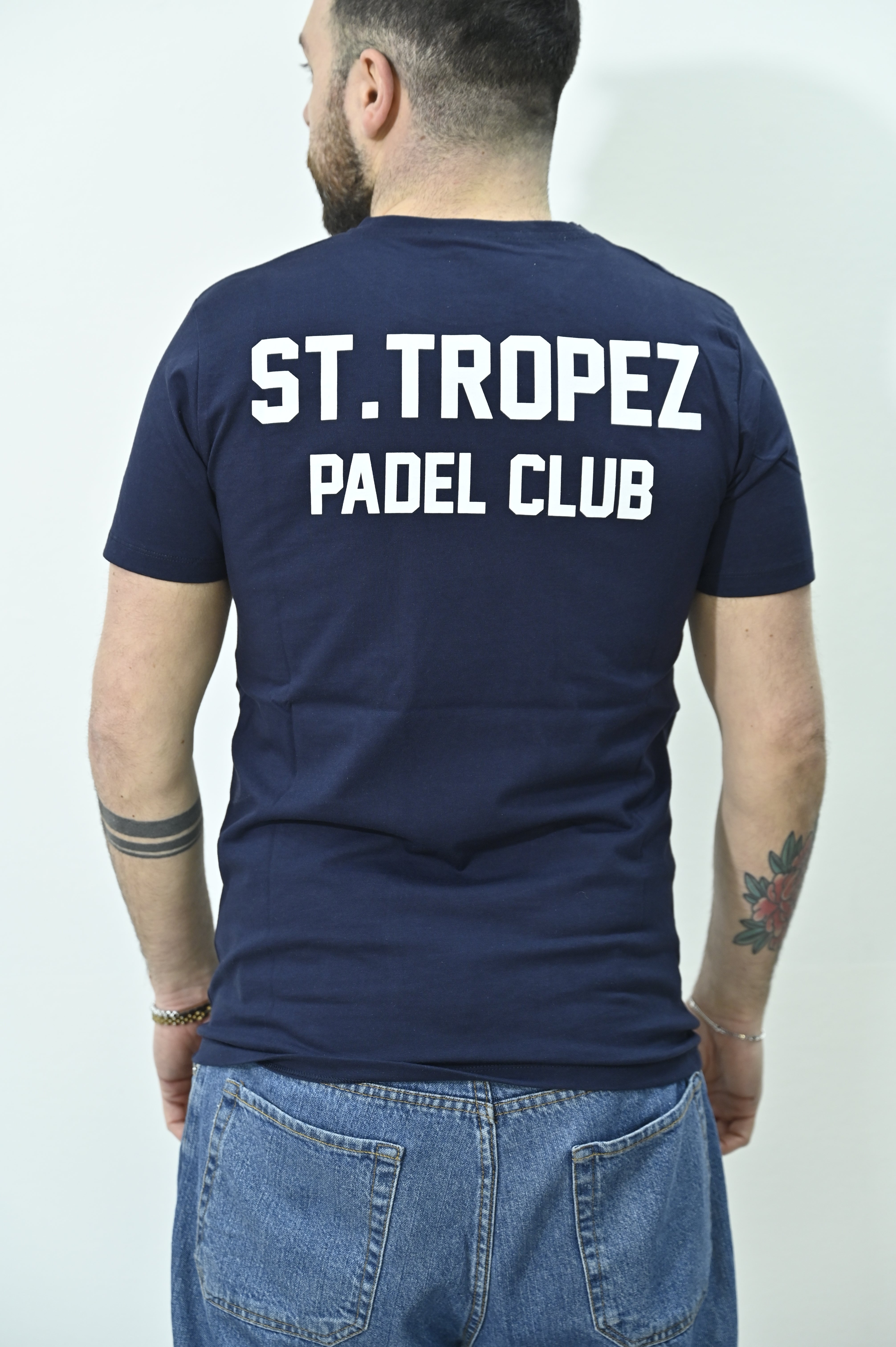 T-shirt Saint Tropez blu Superculture