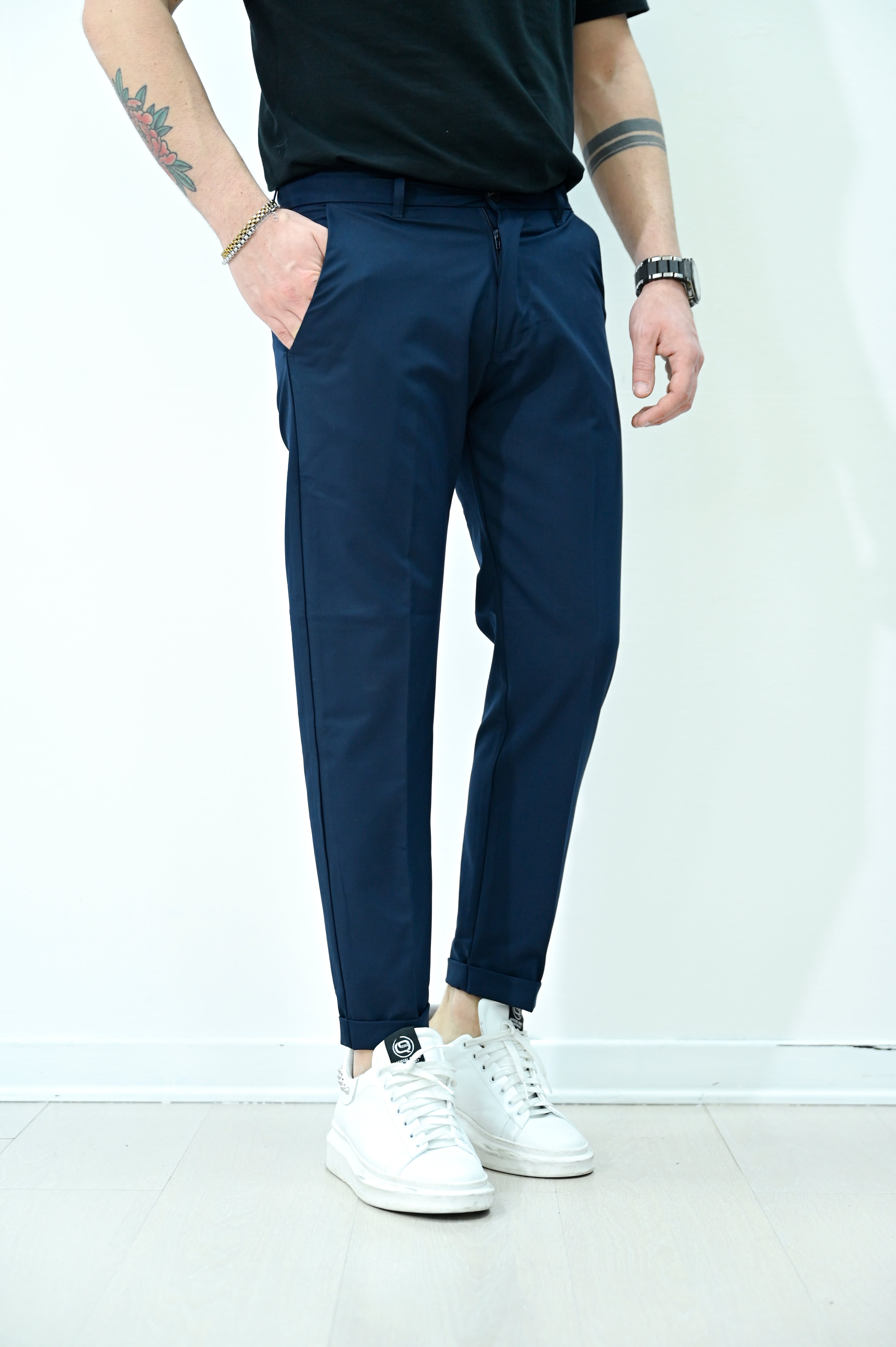 Pantalone blu Milano