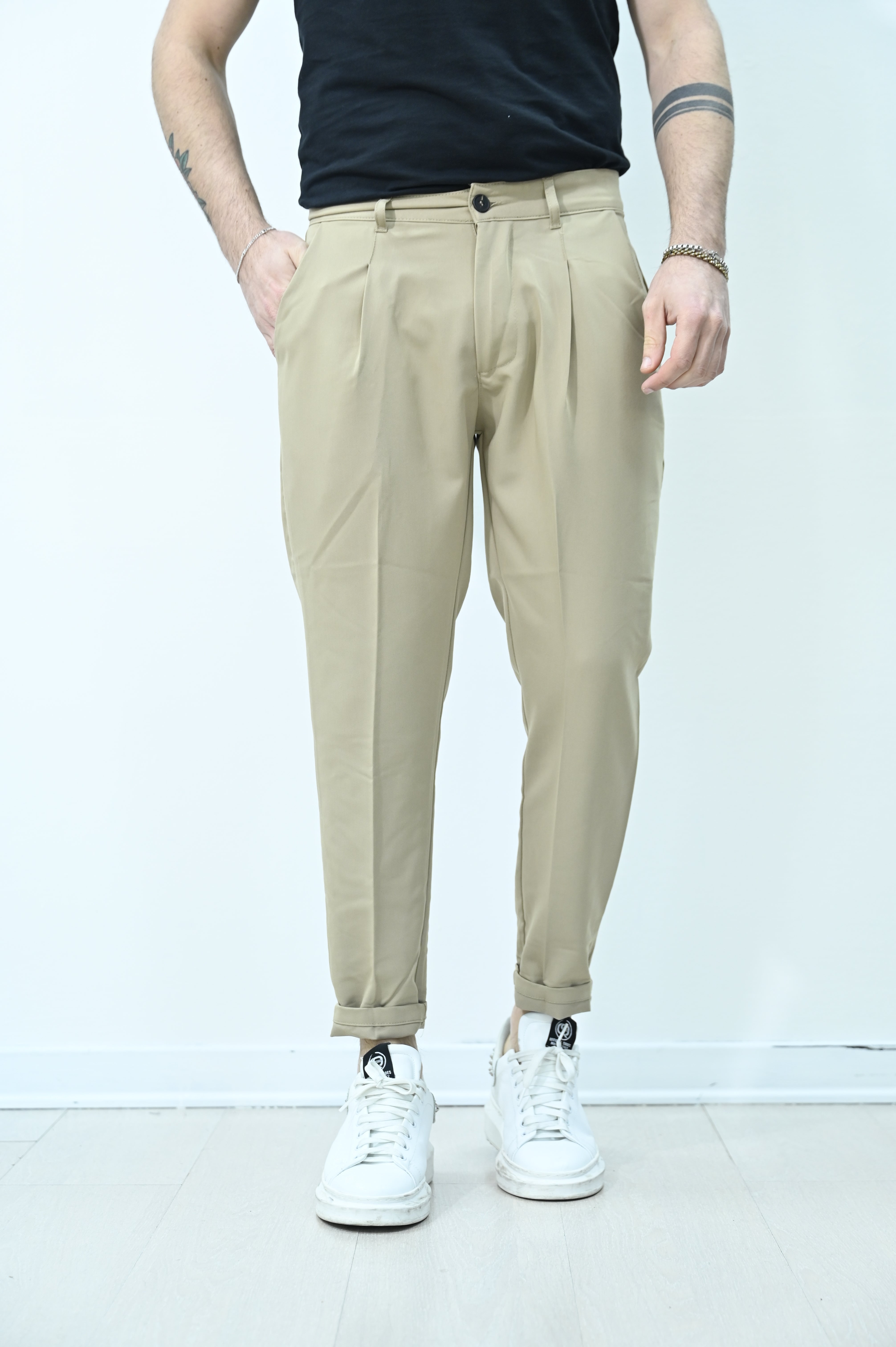 Pantalone atene camel