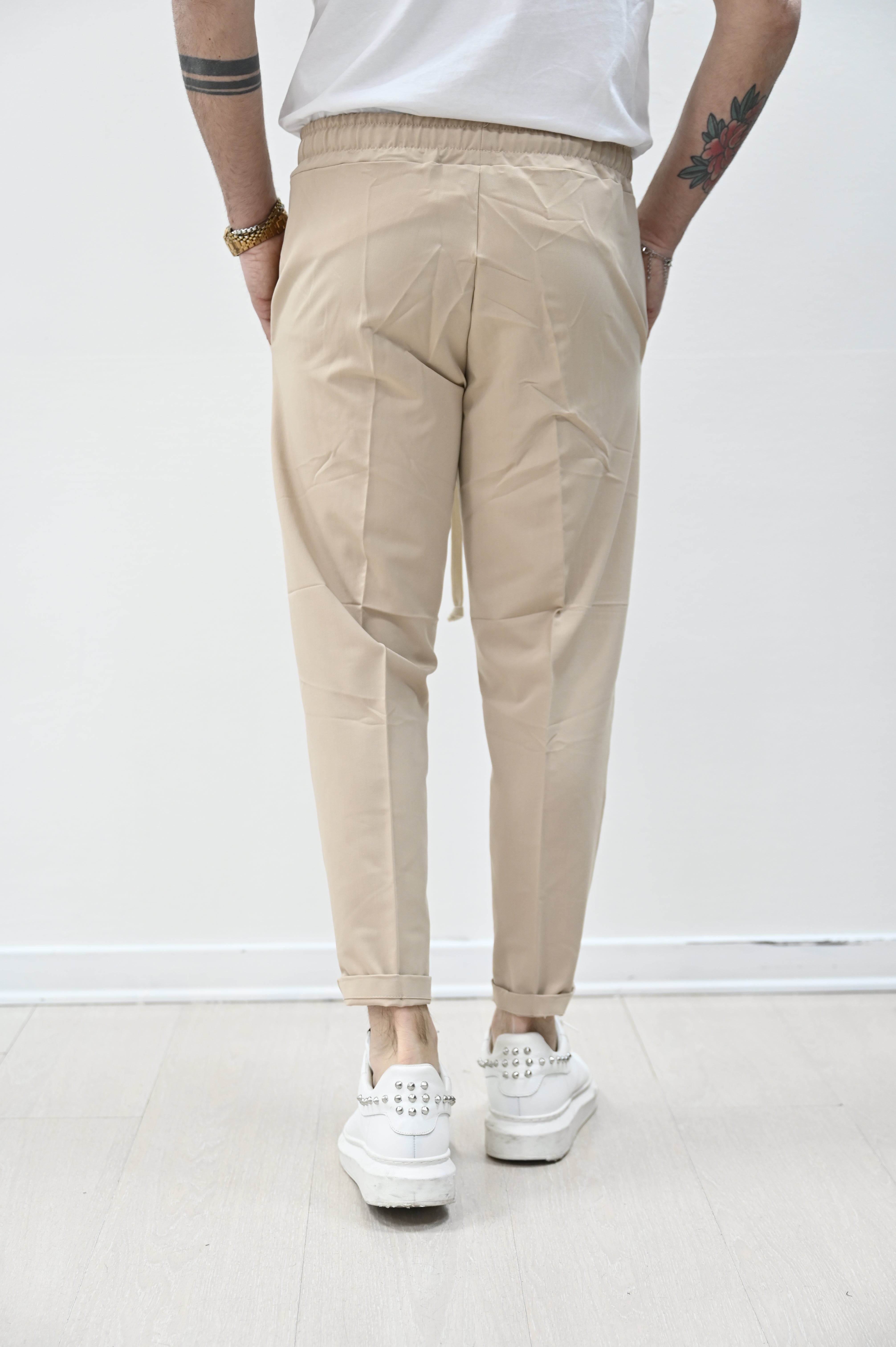 Pantalaccio Ibiza nero beige