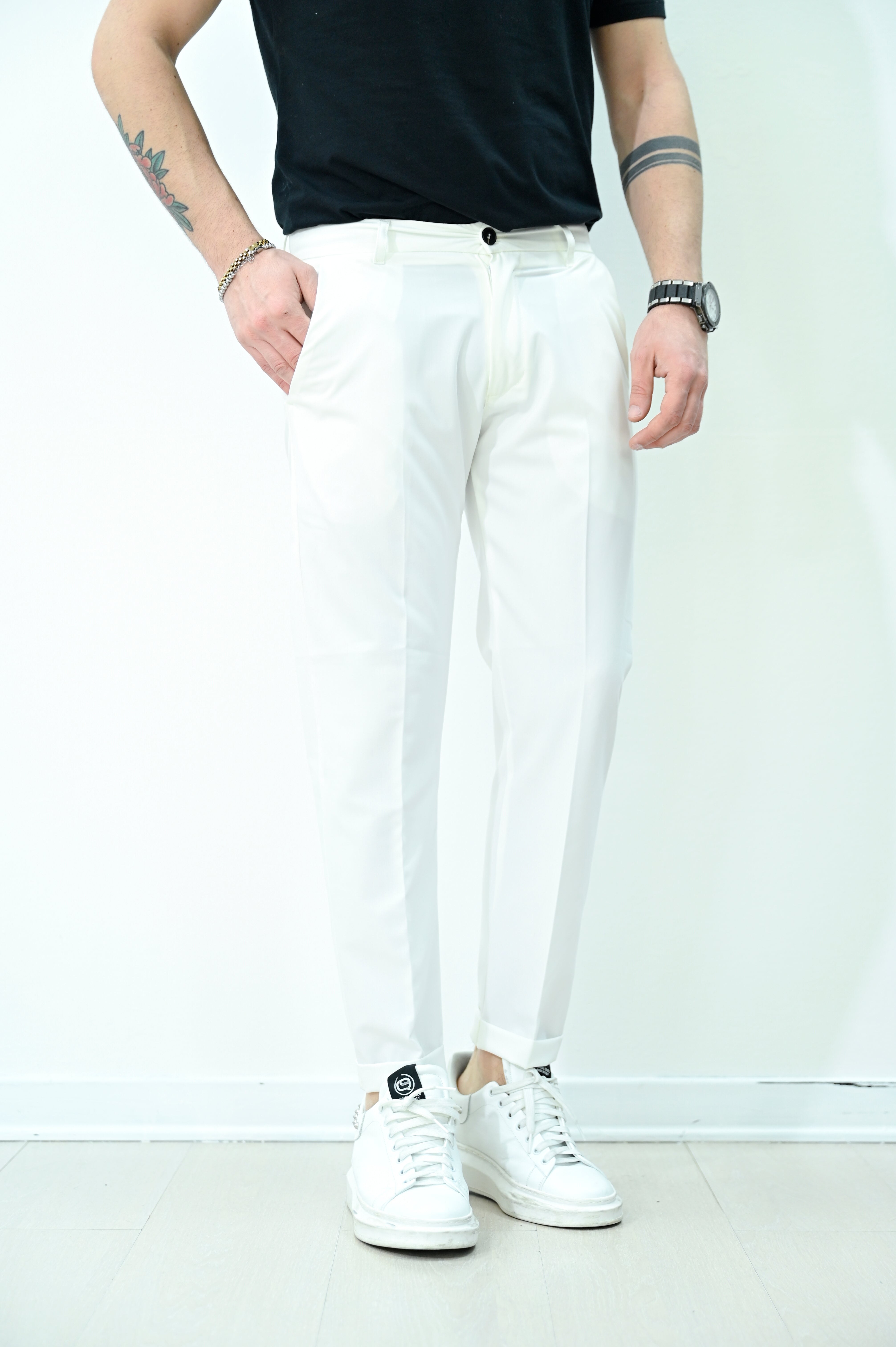 Pantalone bianco Milano