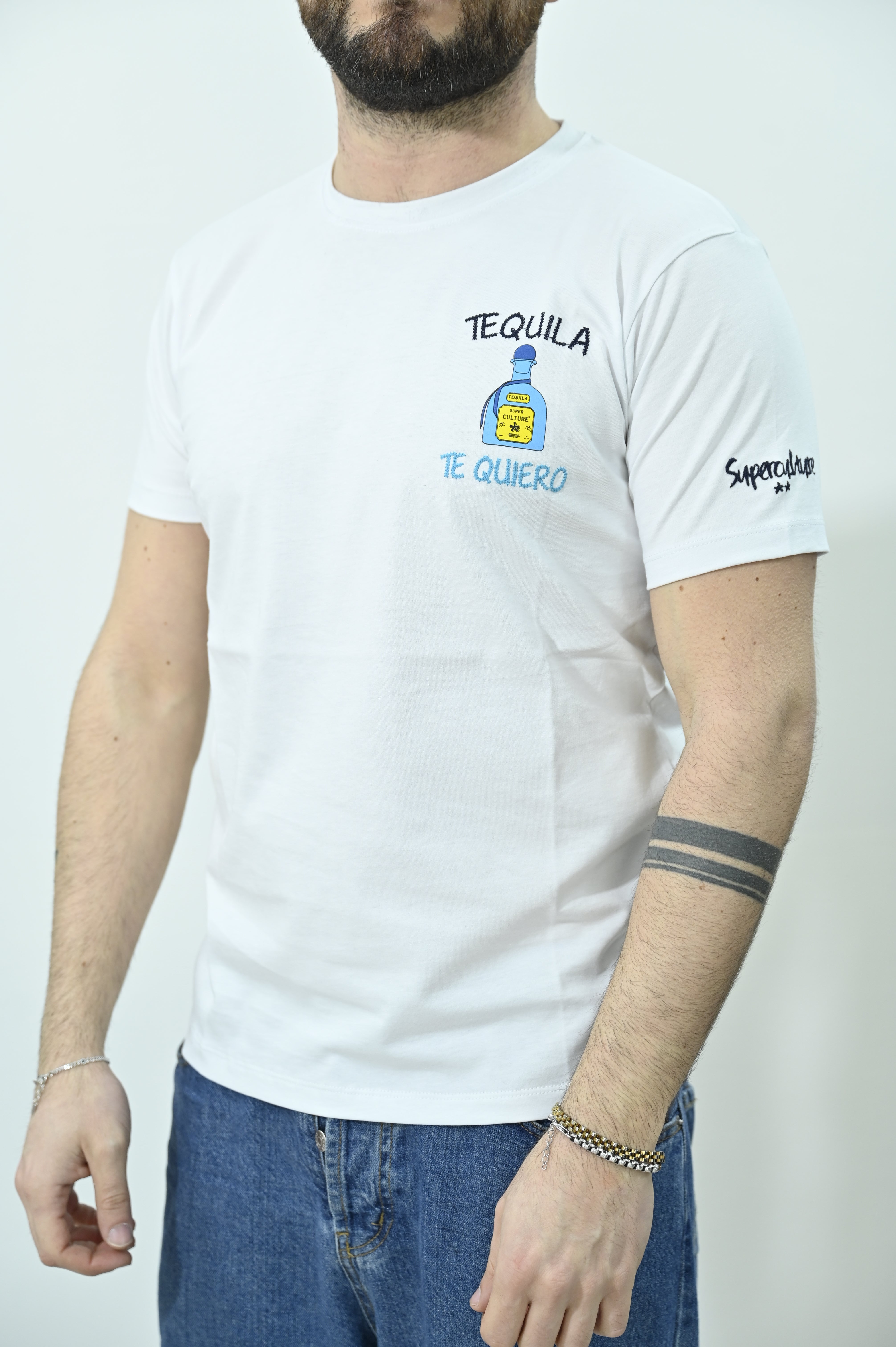 T-shirt tequila bianca Superculture