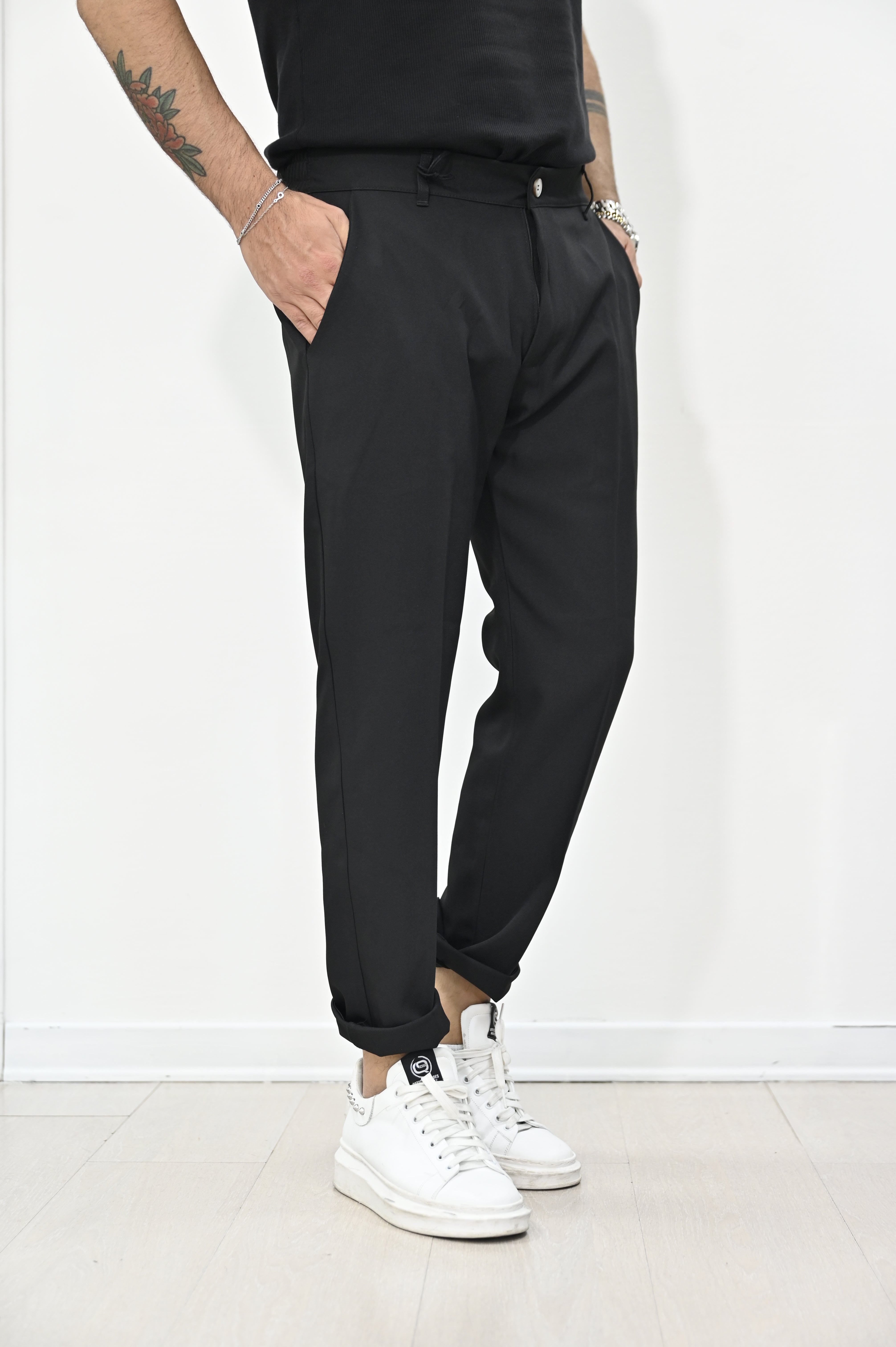 Pantalone venezia nero