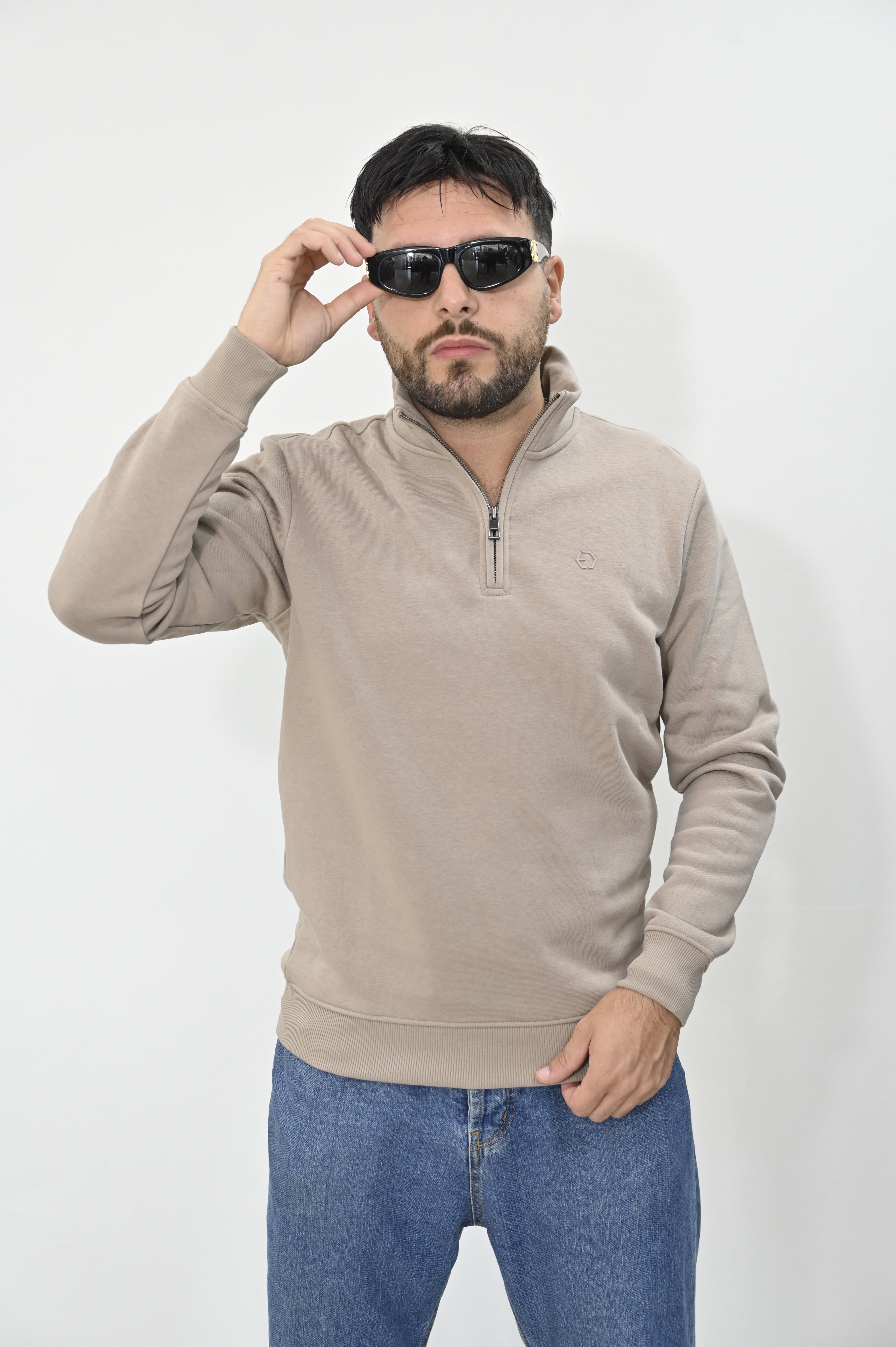 Felpa art. jamir Tiffosi beige
