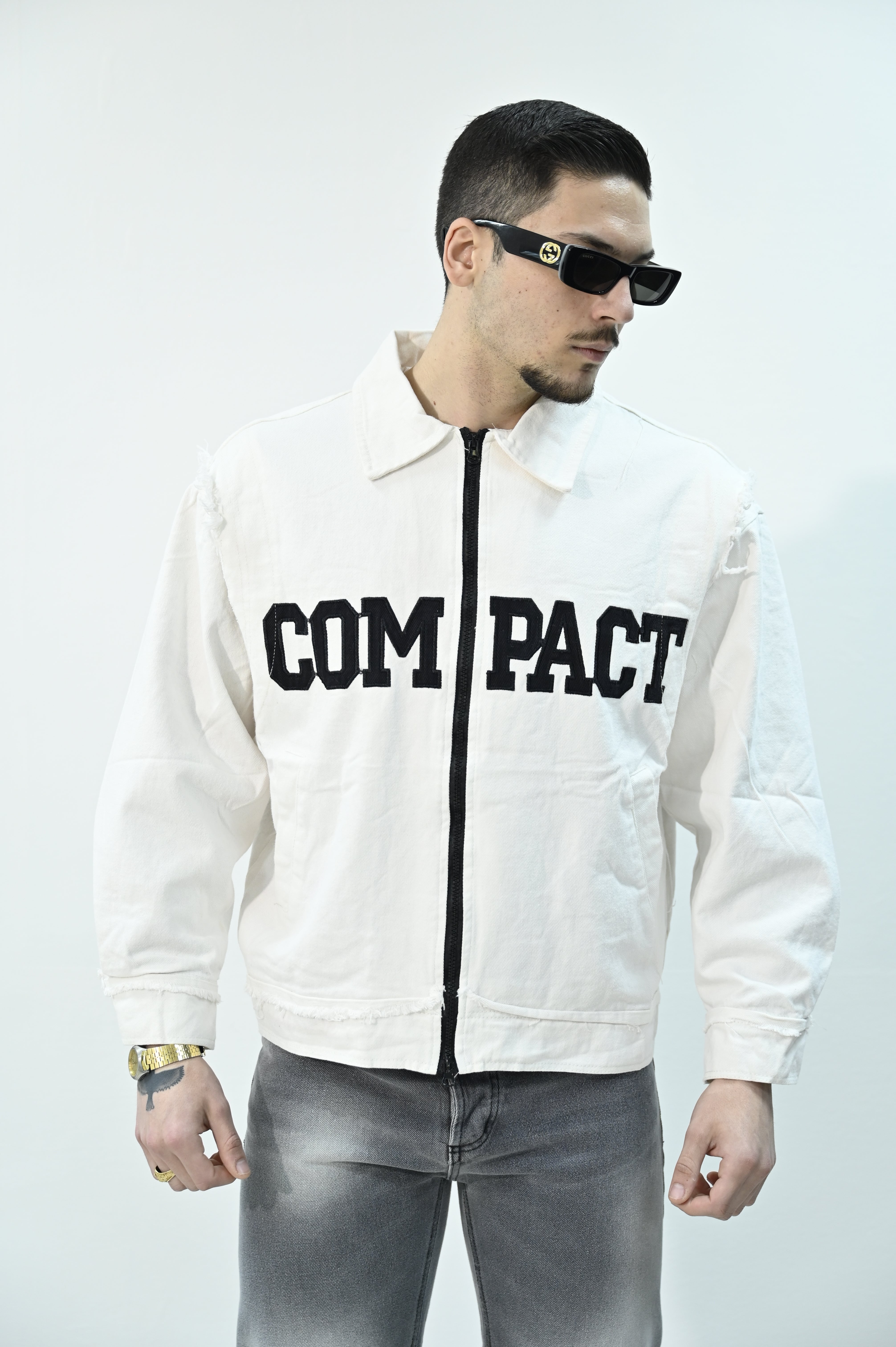 Giacca jeans compact