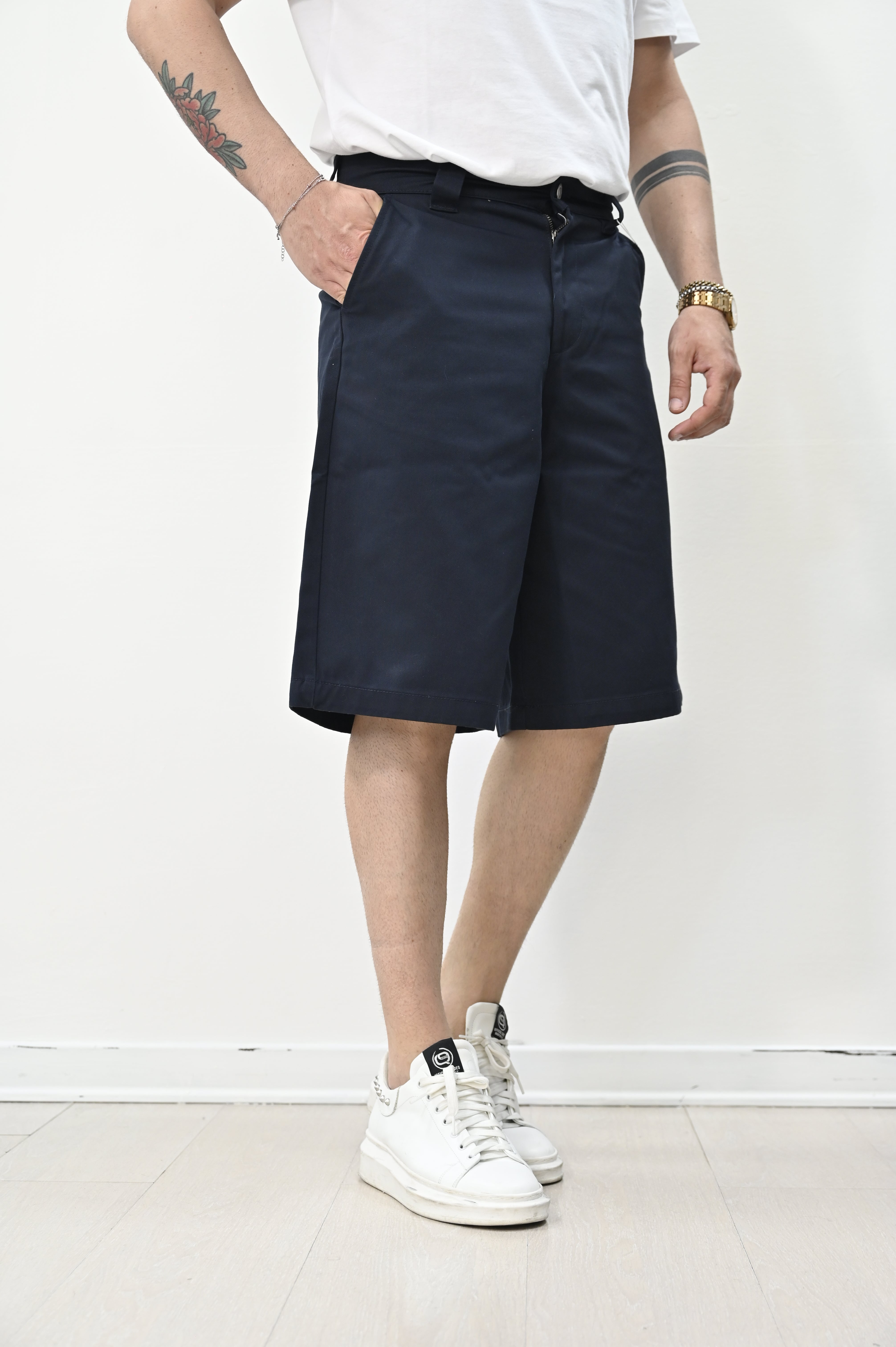 Chino baggy blu