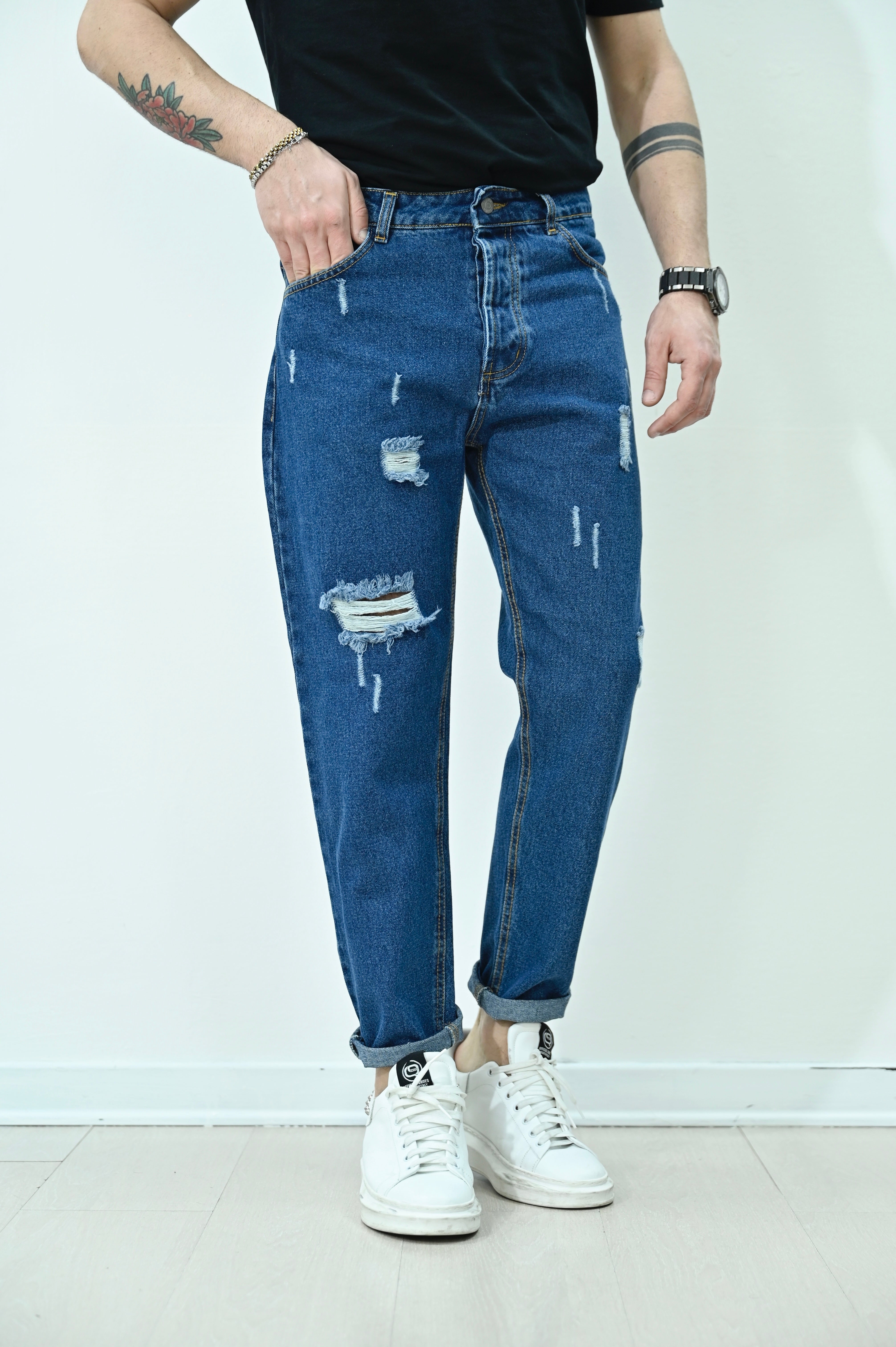 Jeans Maiorca con rotture