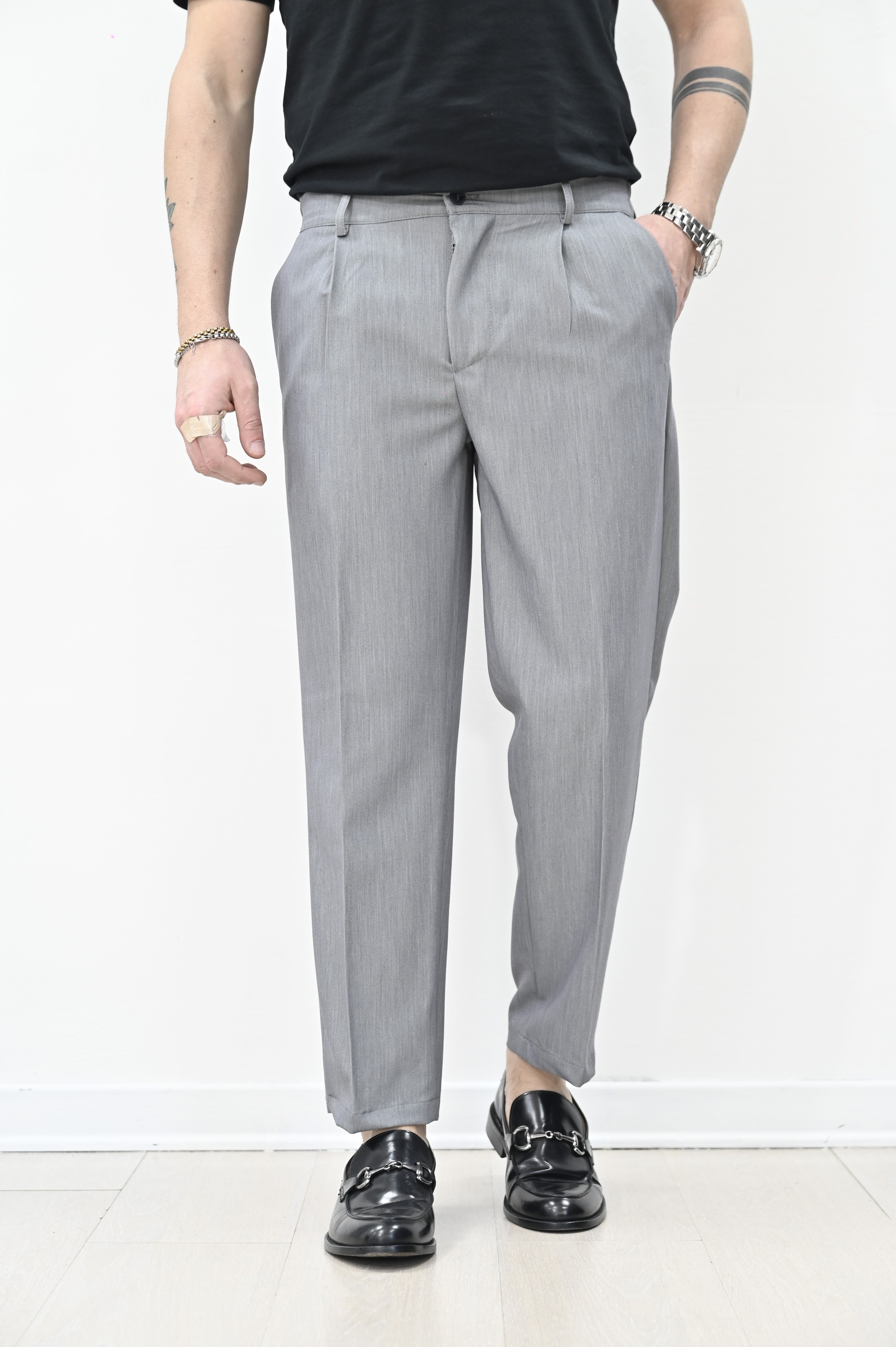 Pantalone gripa grigio NJB