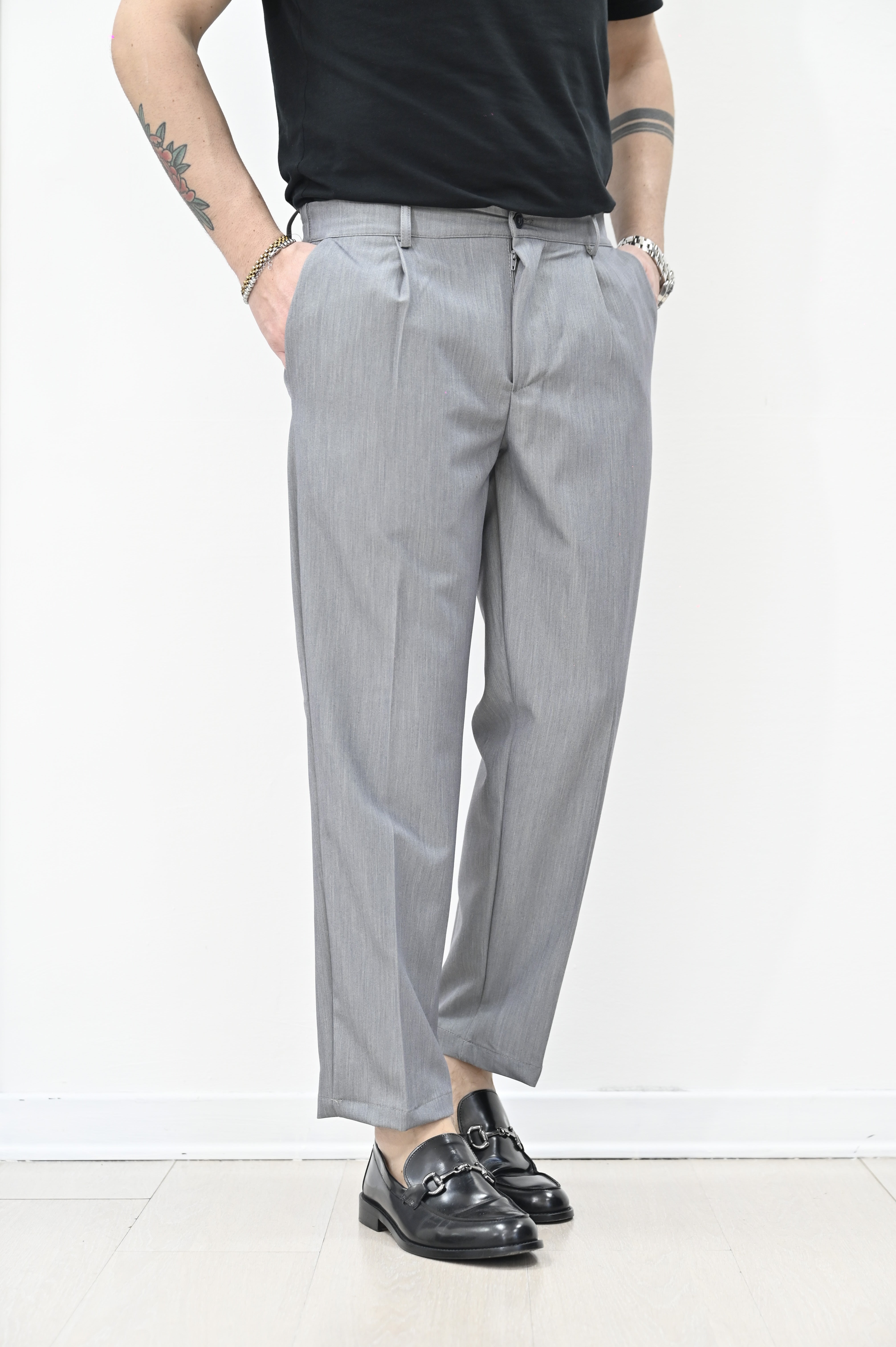Pantalone gripa grigio NJB