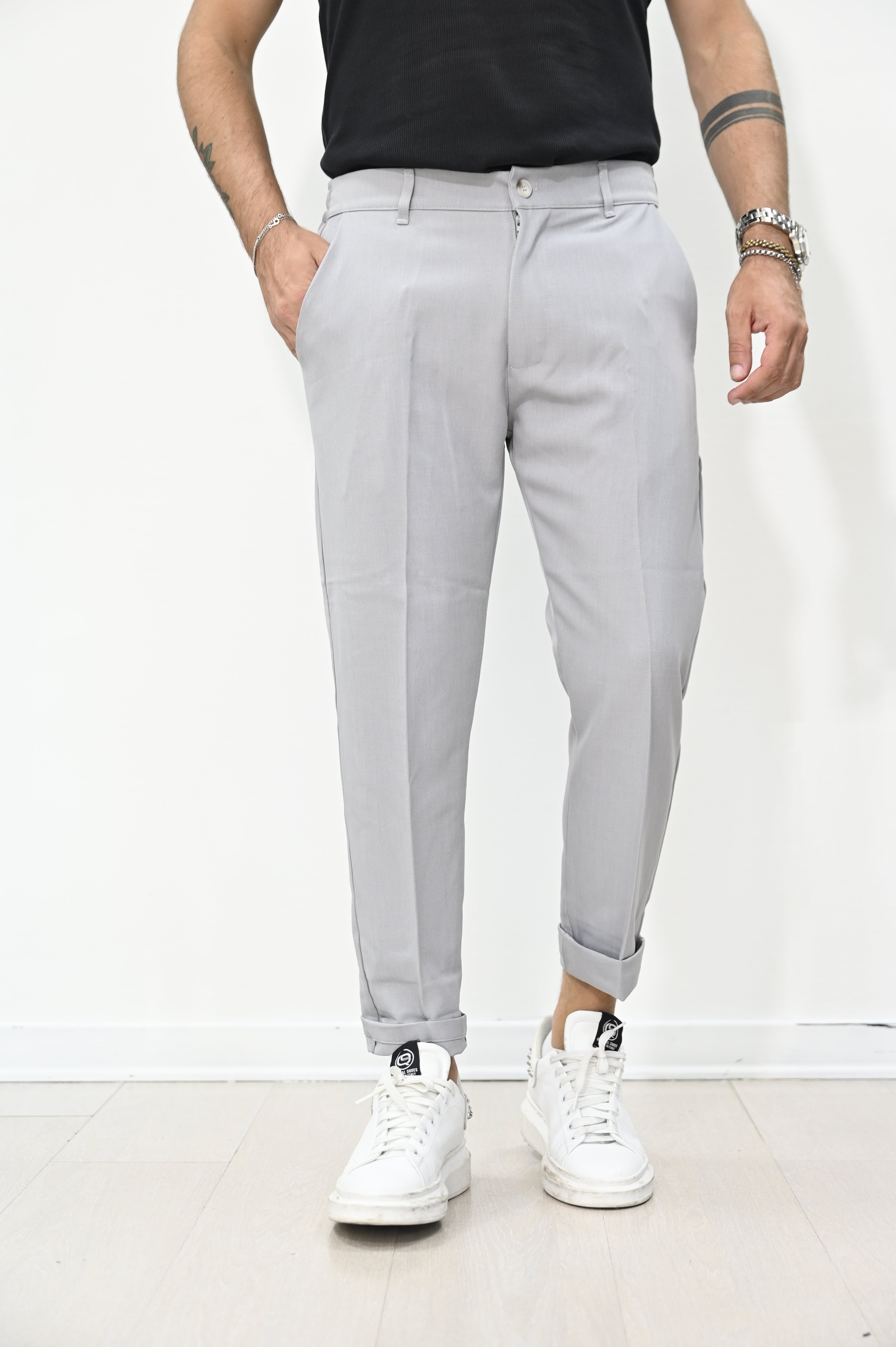 Pantalone venezia grigio