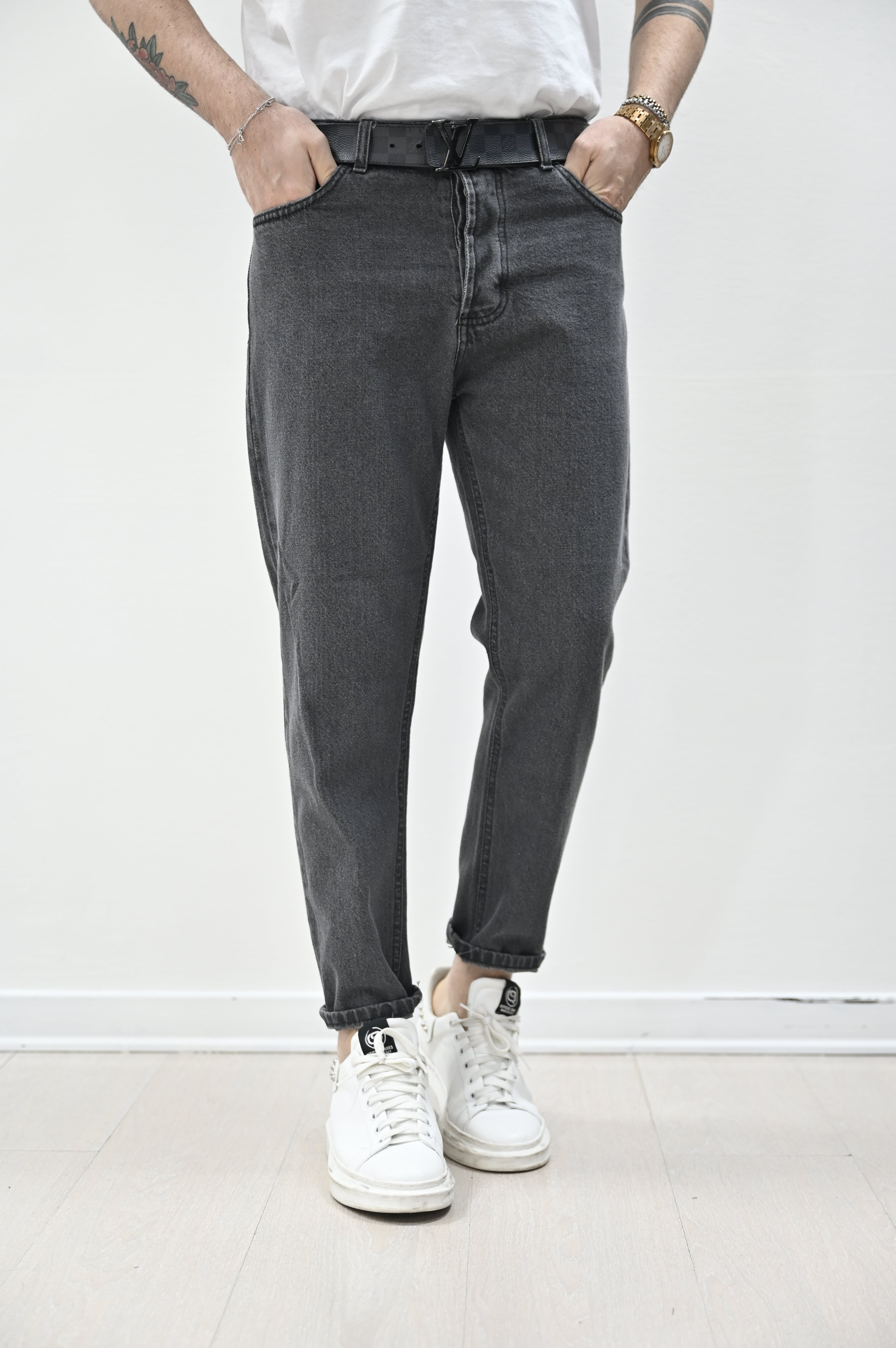 Jeans grigio basic