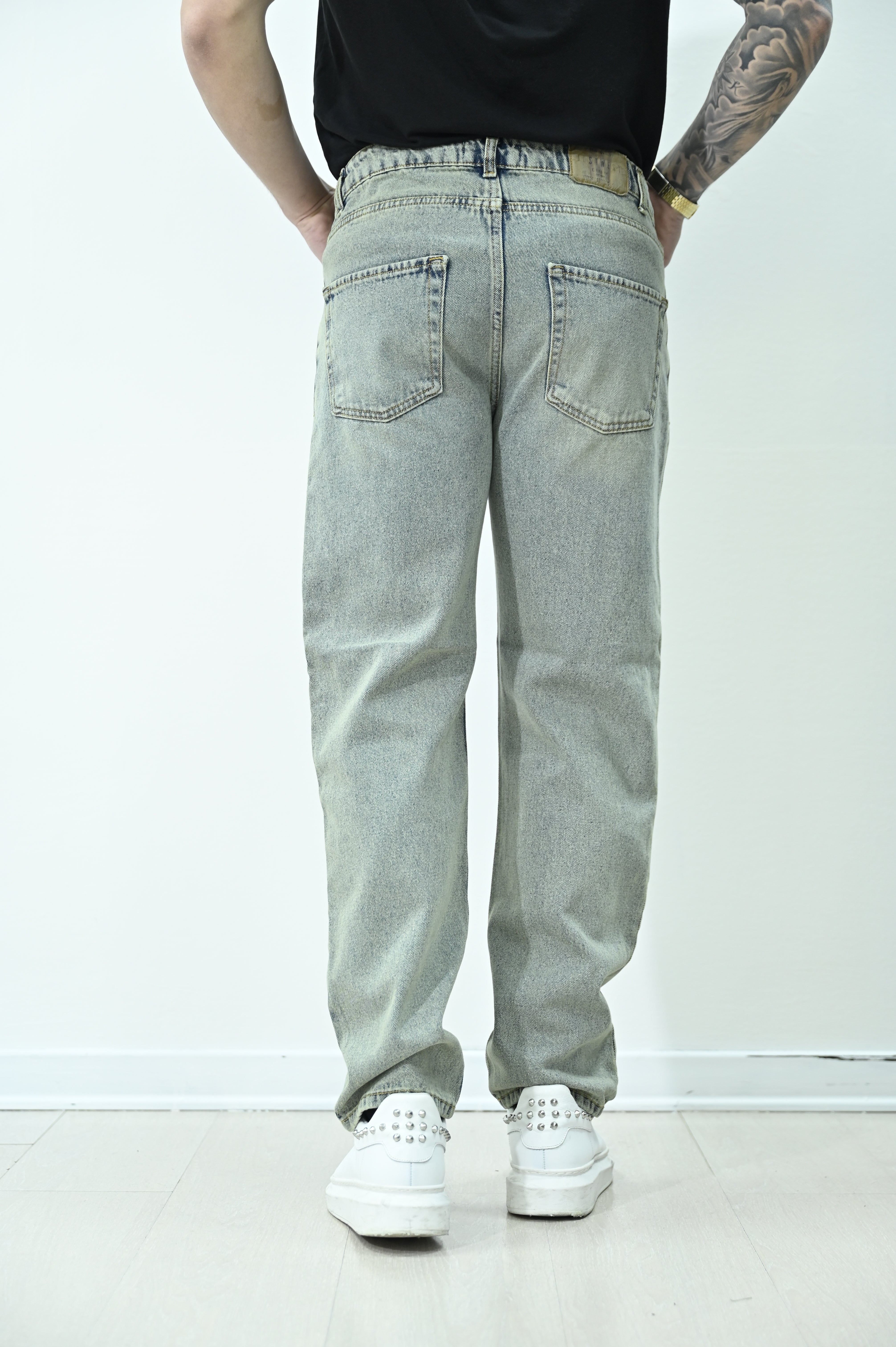Jeans loose sabbiato
