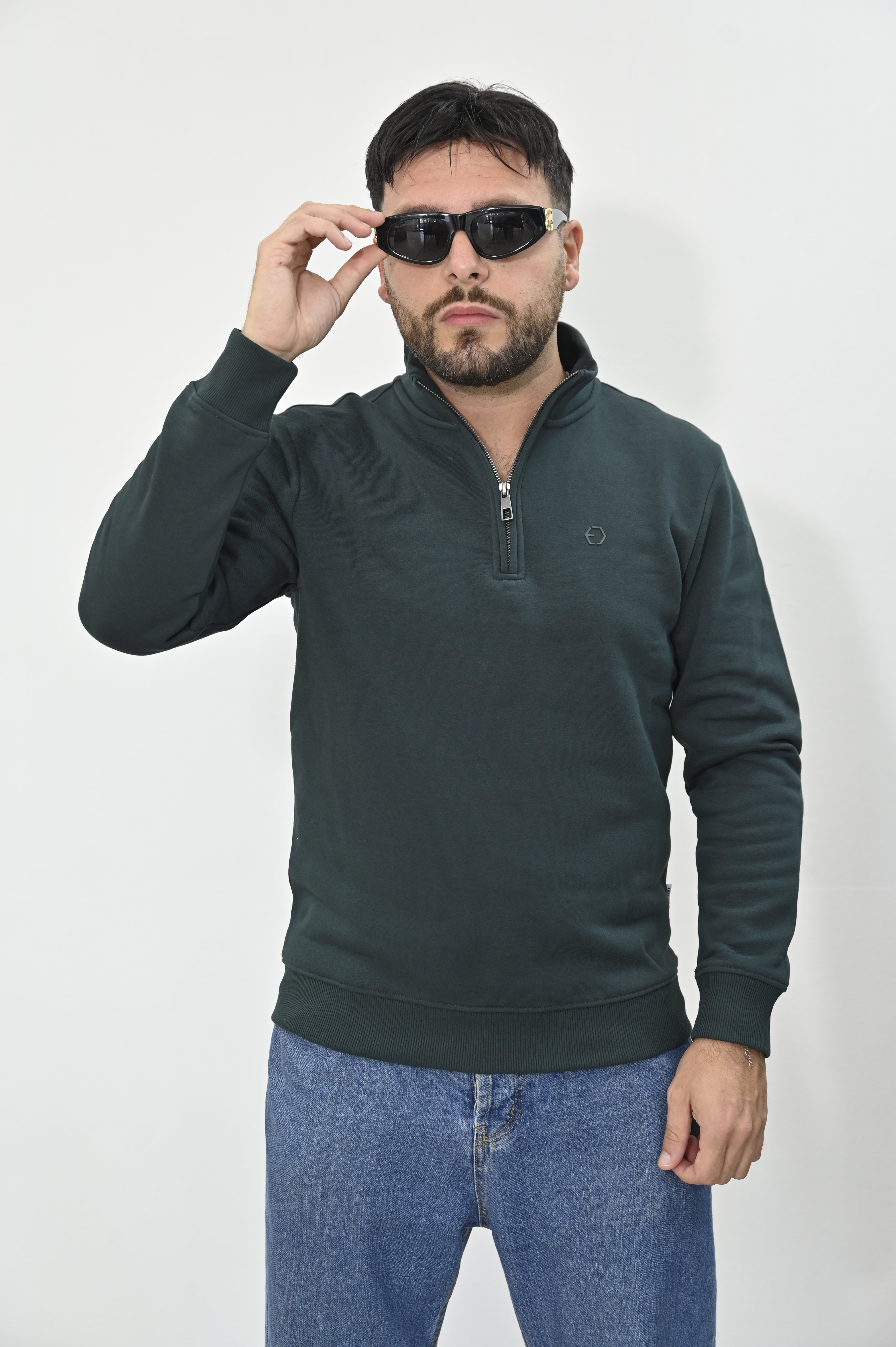 Felpa art. jamir Tiffosi verde