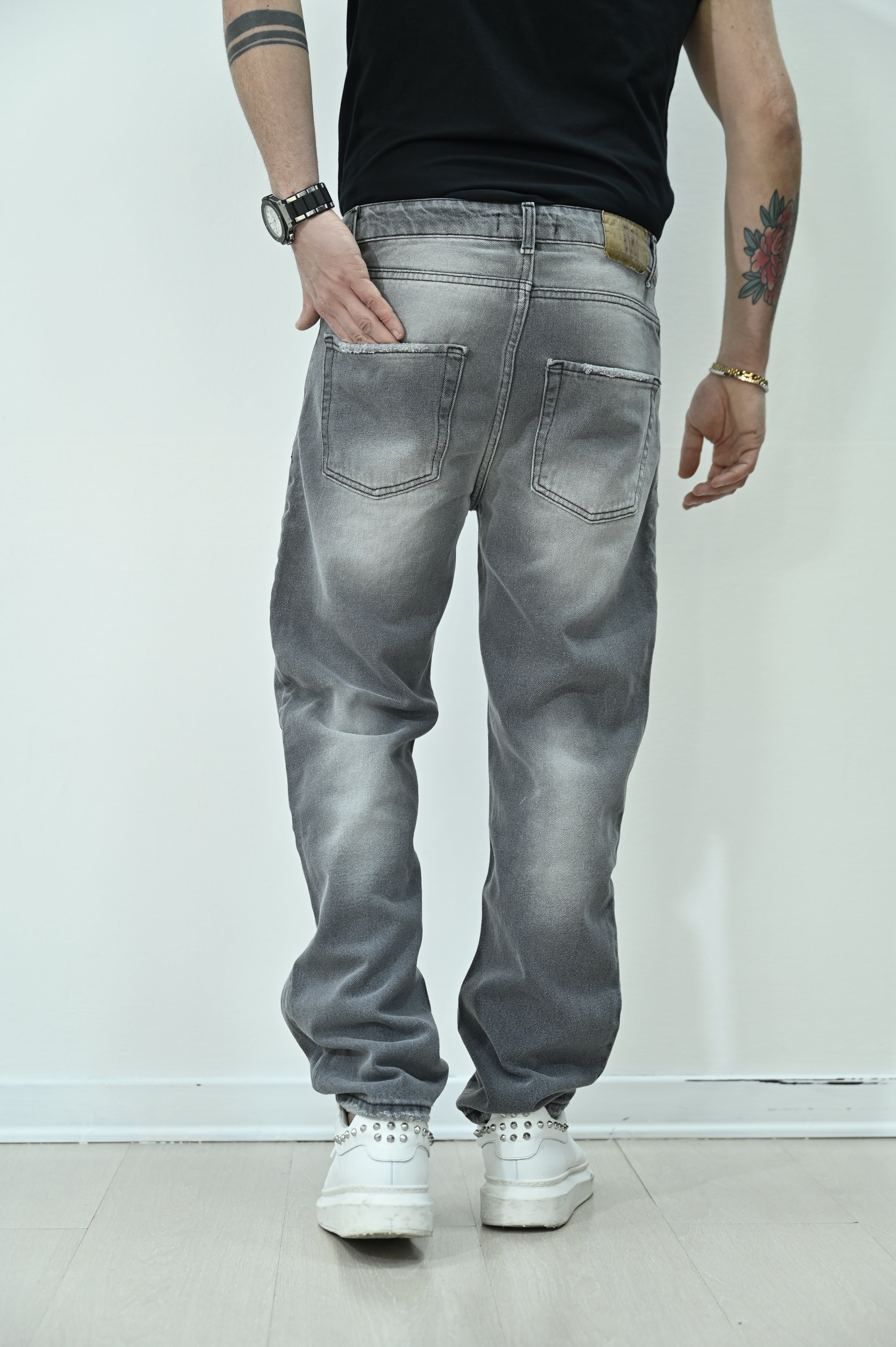 Jeans loose sfumato