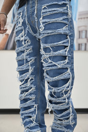 Jeans loose double denim