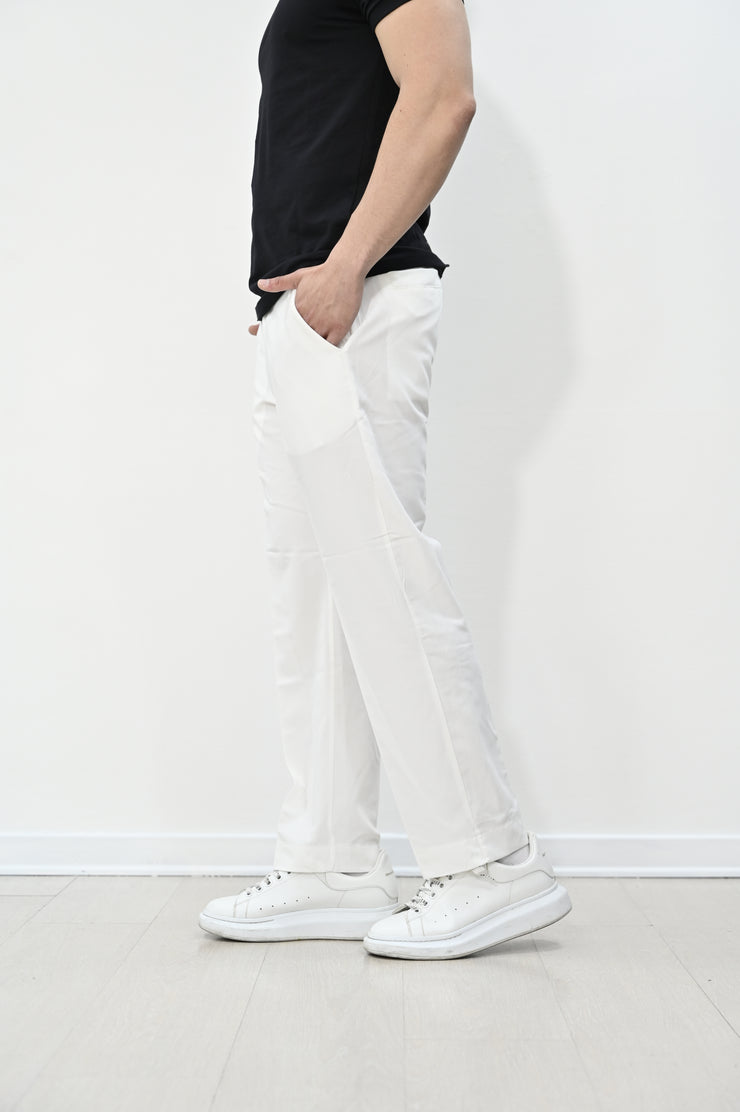 Pantalone loose bianco