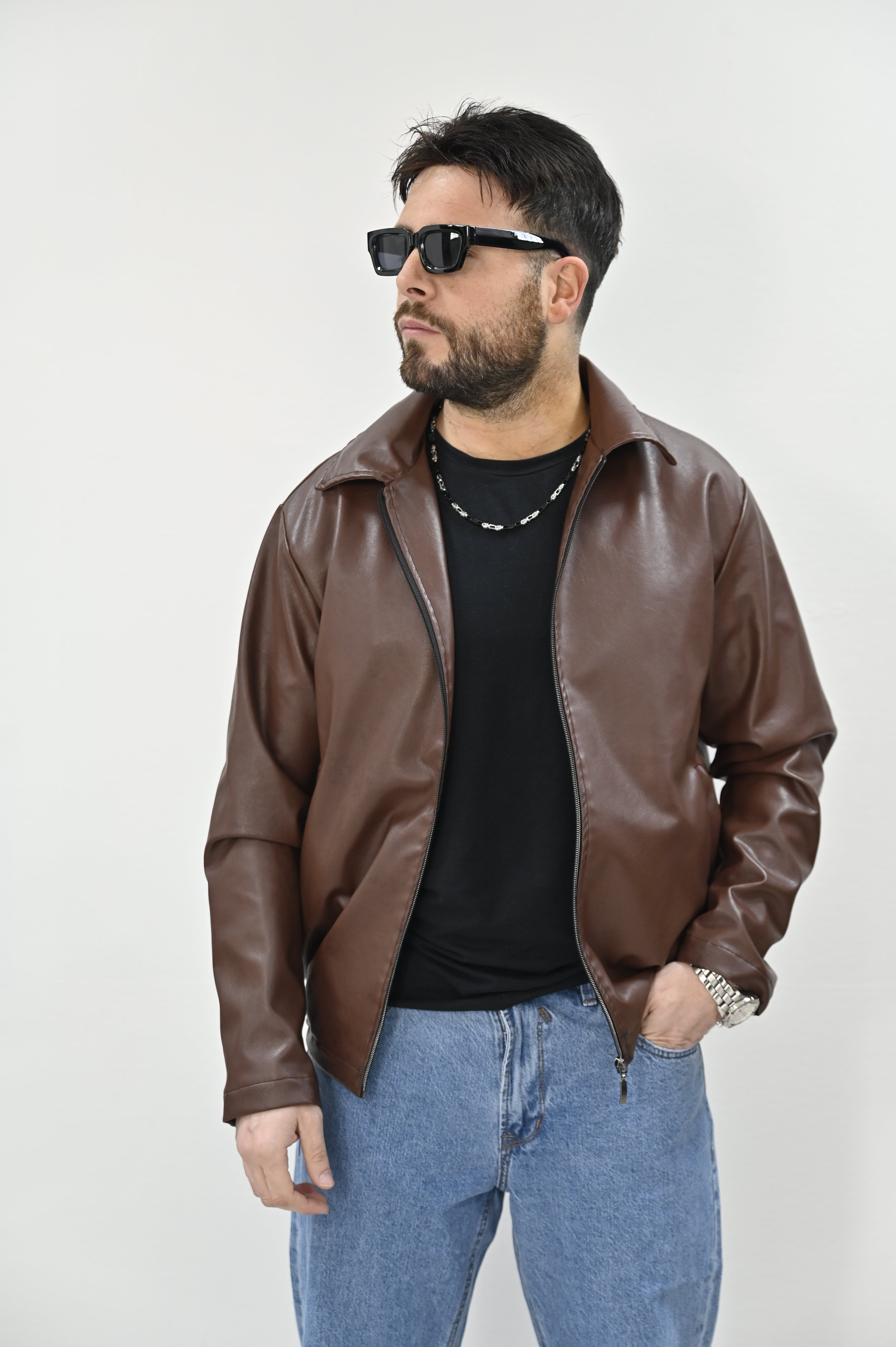 Giacca crop coffe archive