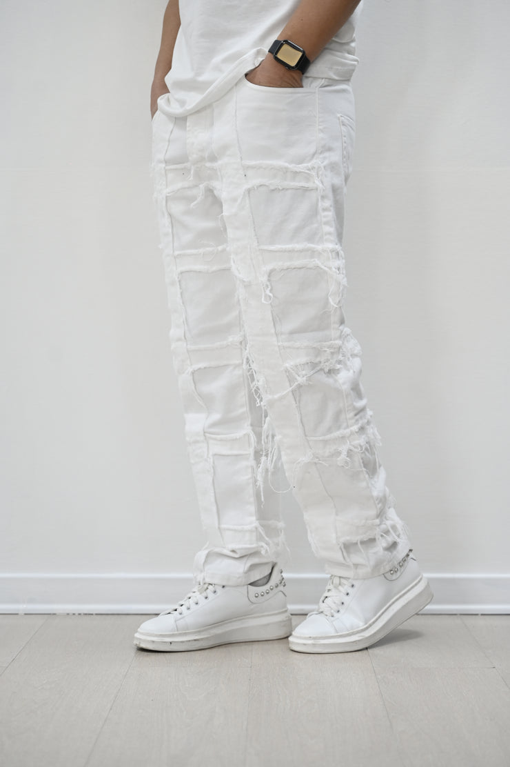 Jeans bianco art. super