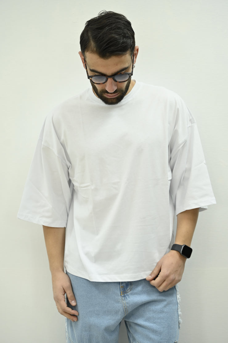 T-shirt cropped bianca