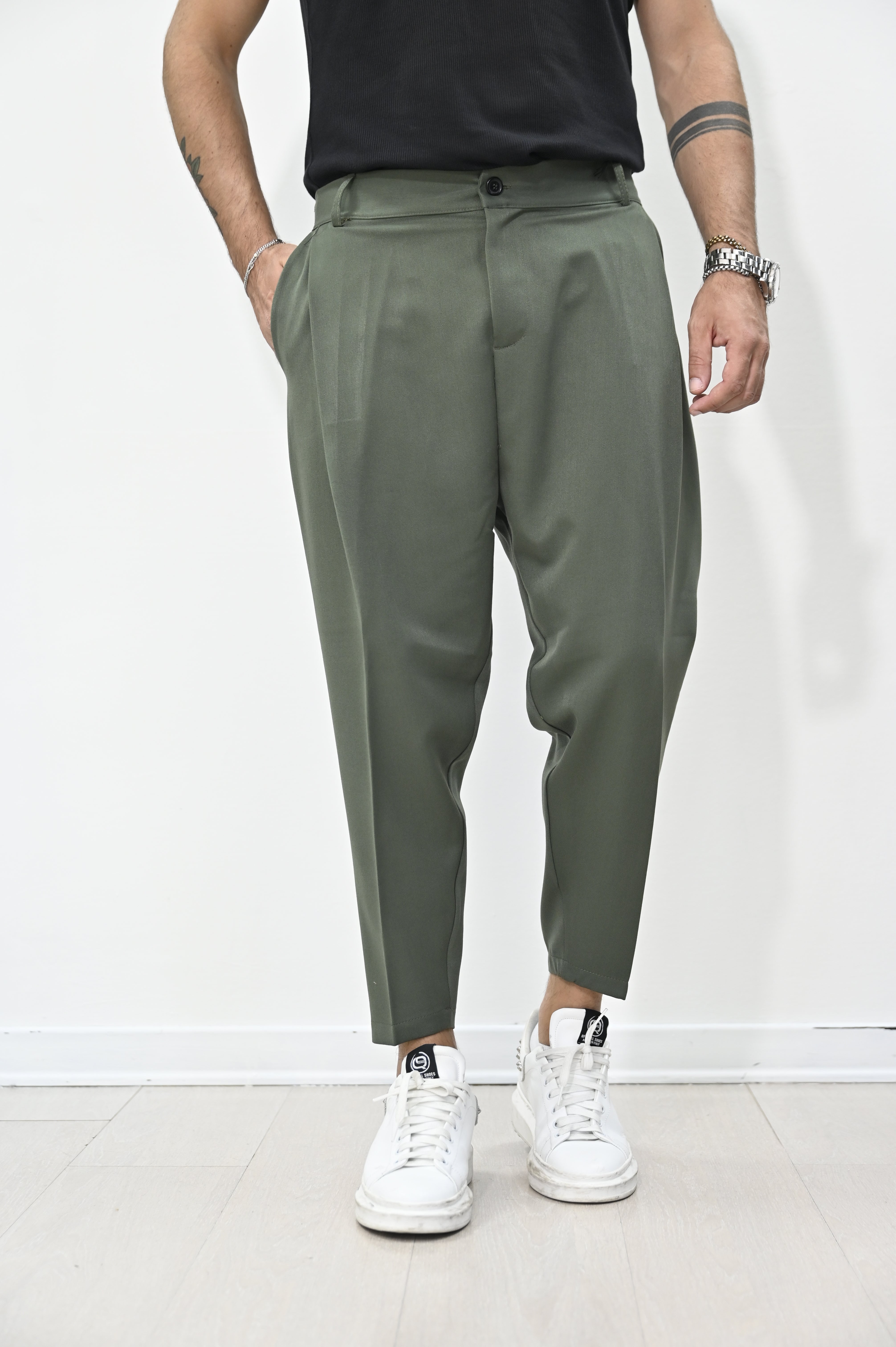 Pantalone art. Kid verde NJB