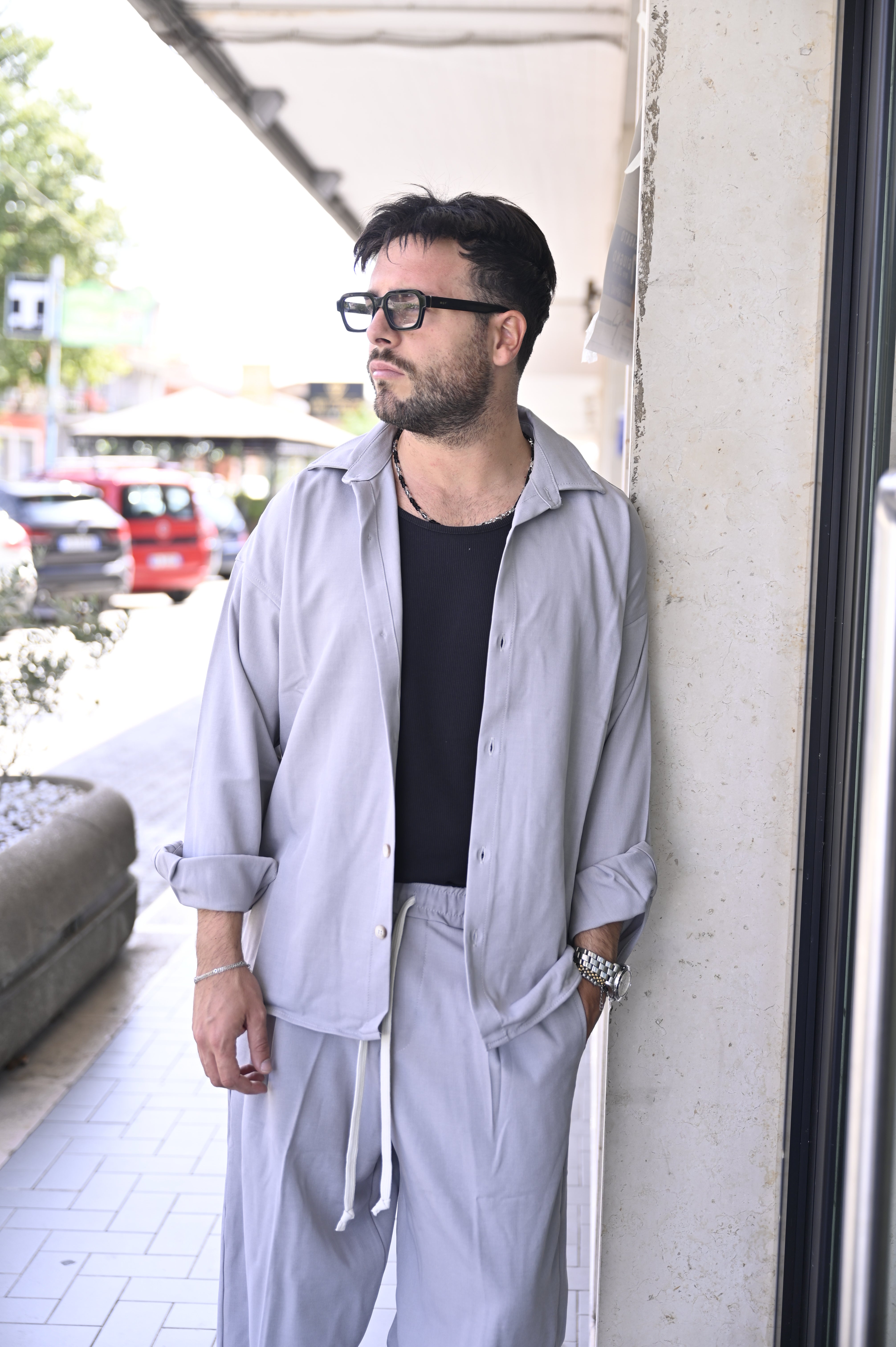 Coordinato easy grigio