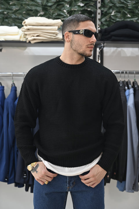 Maglione basic nero