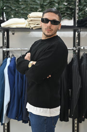 Maglione basic nero