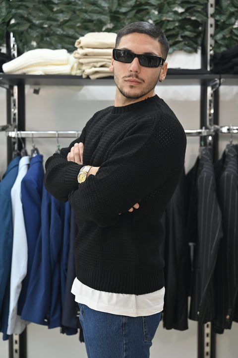 Maglione basic nero