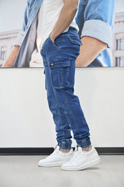Jeans cargo dolly noire