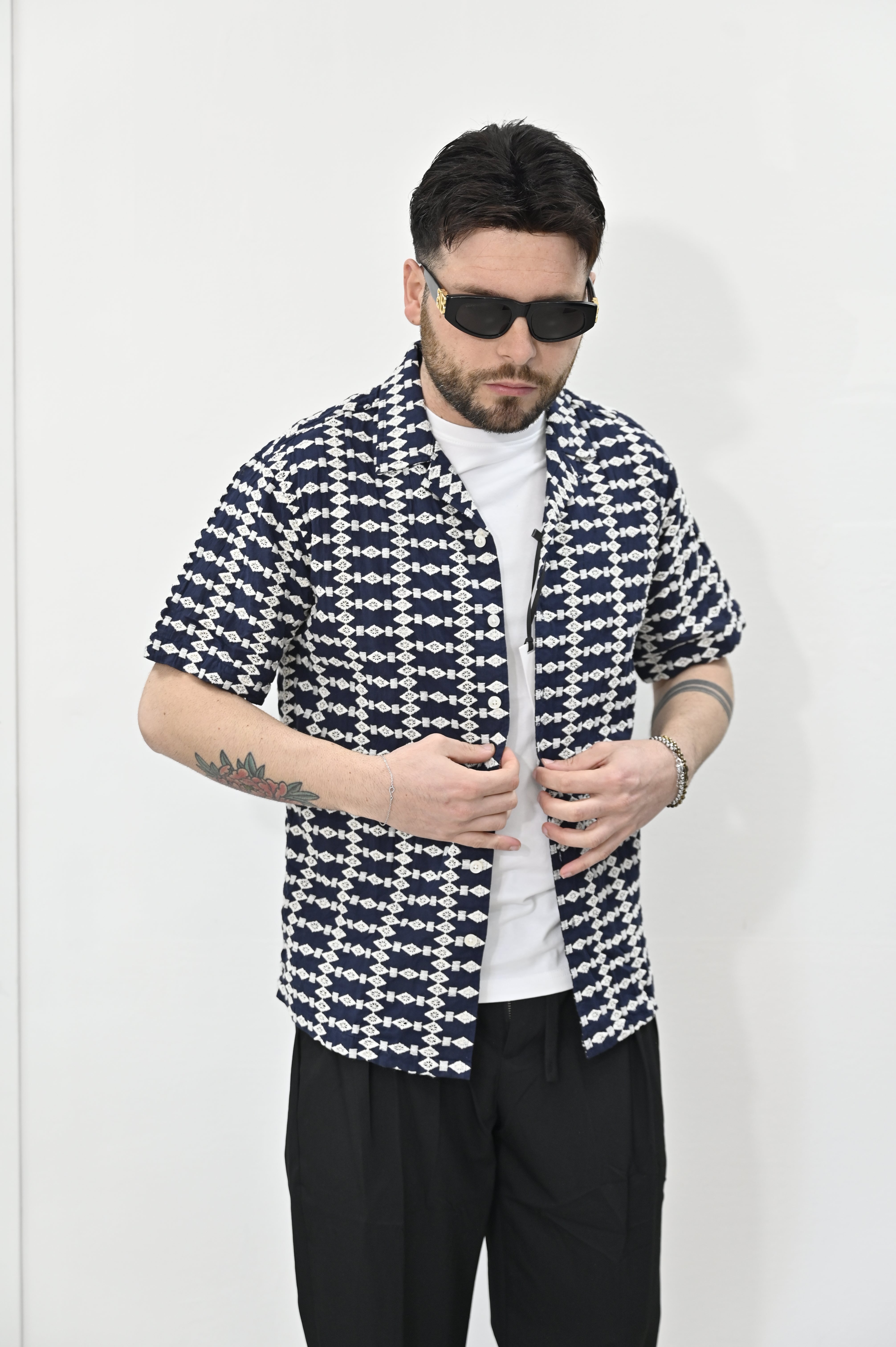 Overshirt fantasia Gianni Lupo