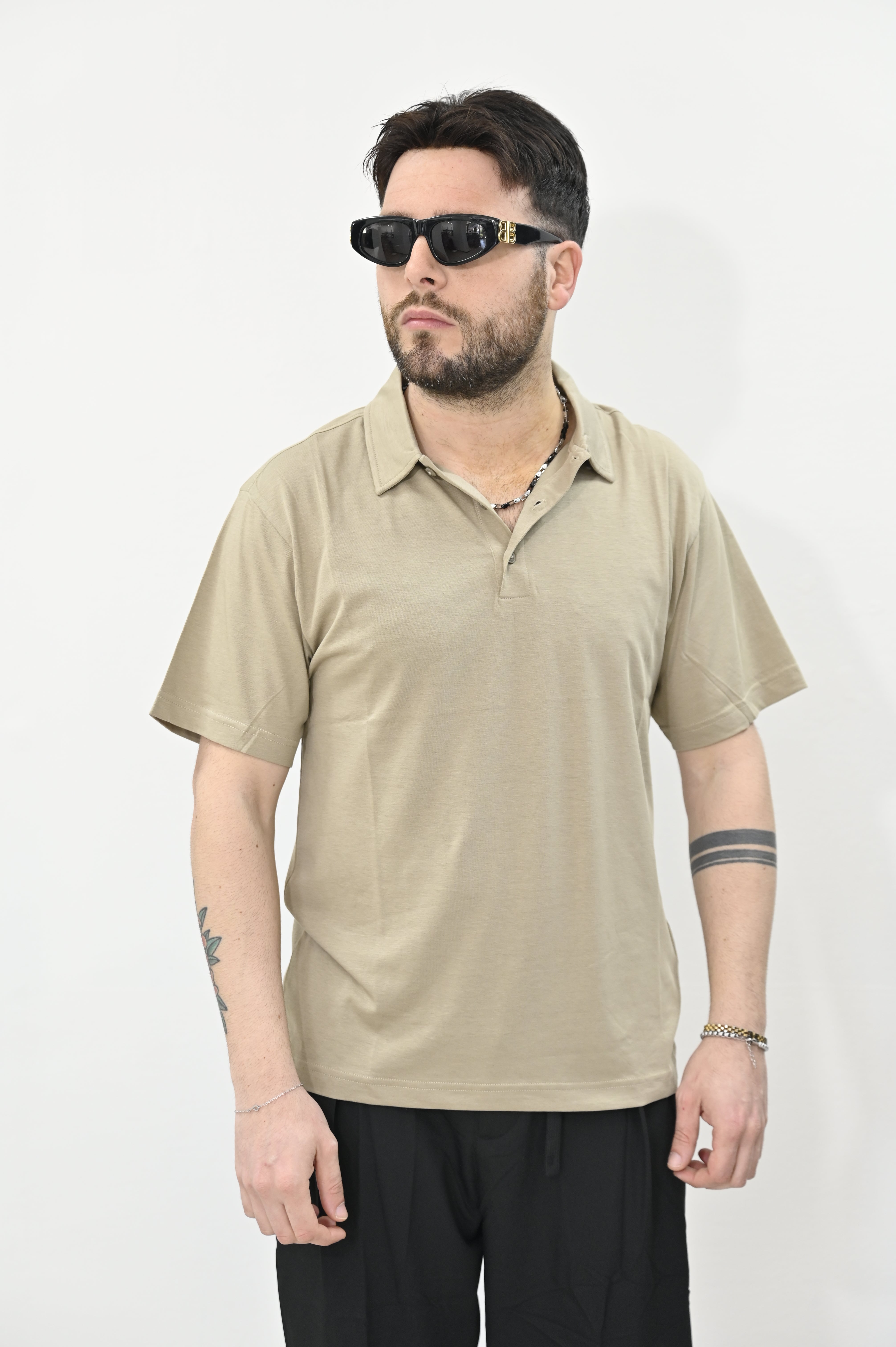 Polo art. Nathan camel Tiffosi