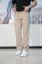 Jeans loose beige