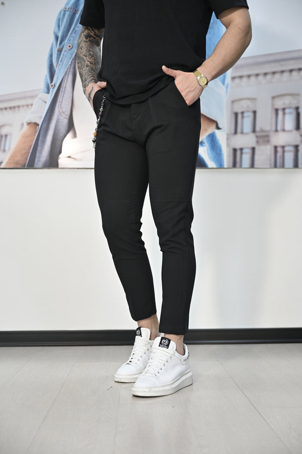 Pantalone nero catena