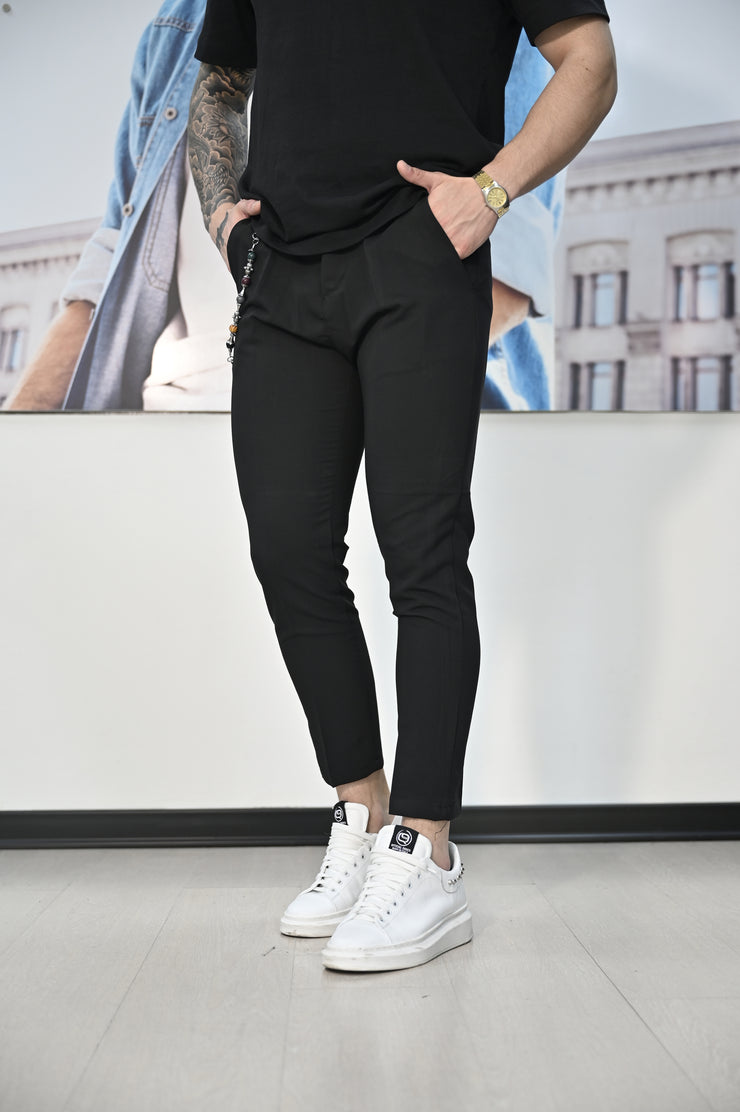 Pantalone nero catena