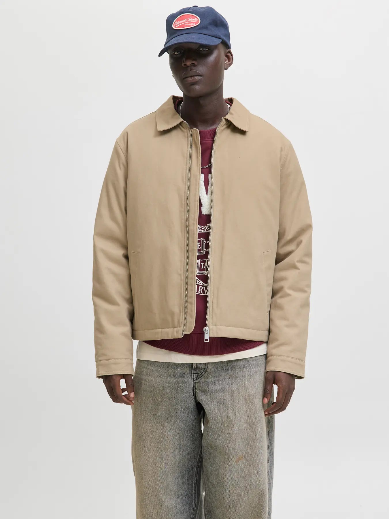 Worker jacket beige Jack & Jones